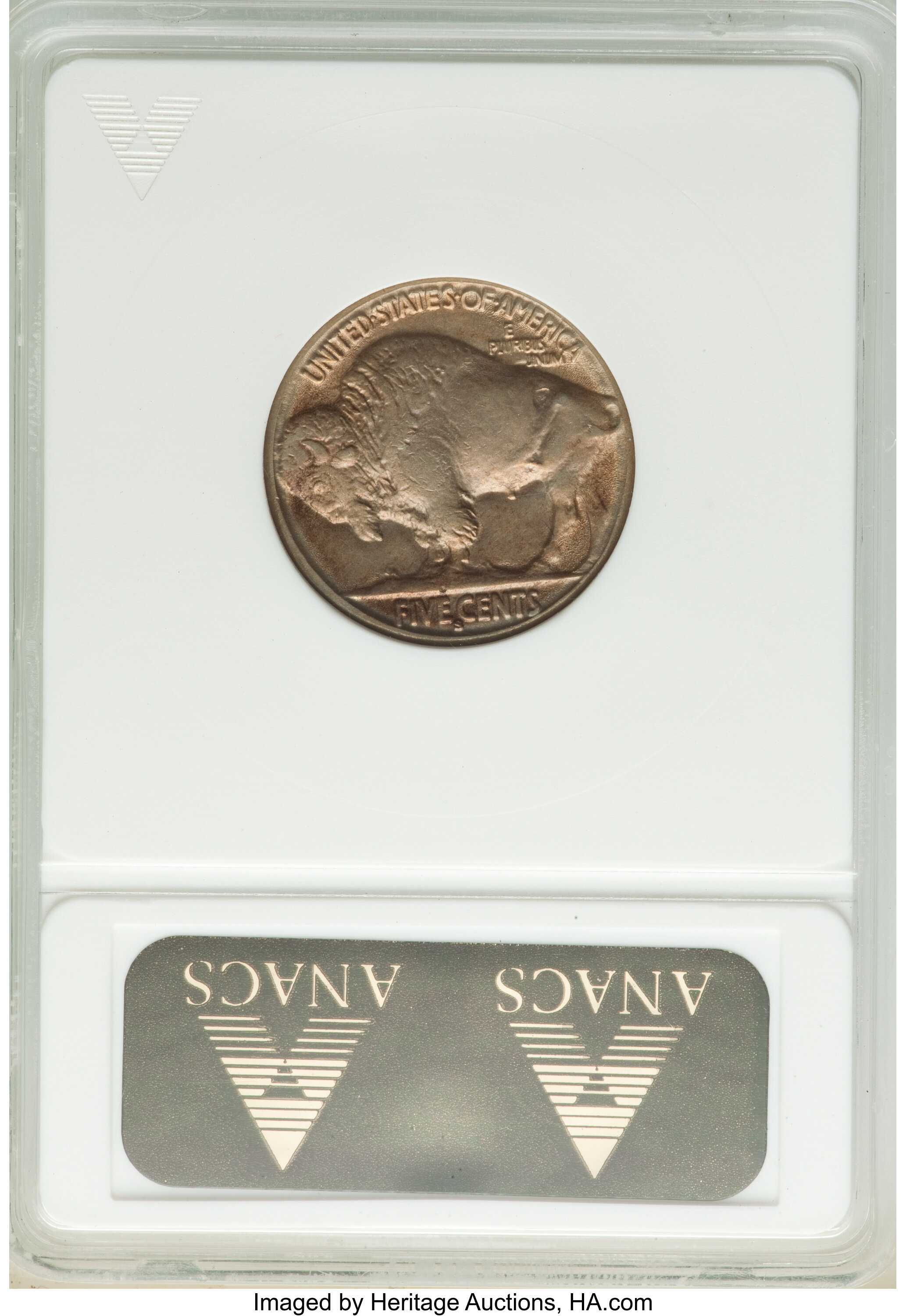 1917-S 5c MS61 CAC thumbnail 2