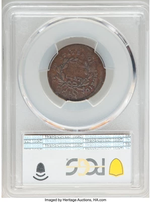 image for: 1795 1/2 C Plain Edge, Punctuated Date, C-2b, B-2b, R.6 -- Double Struck -- VG10 PCGS....