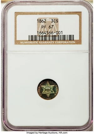 image for: 1862 3CS PR67 NGC....