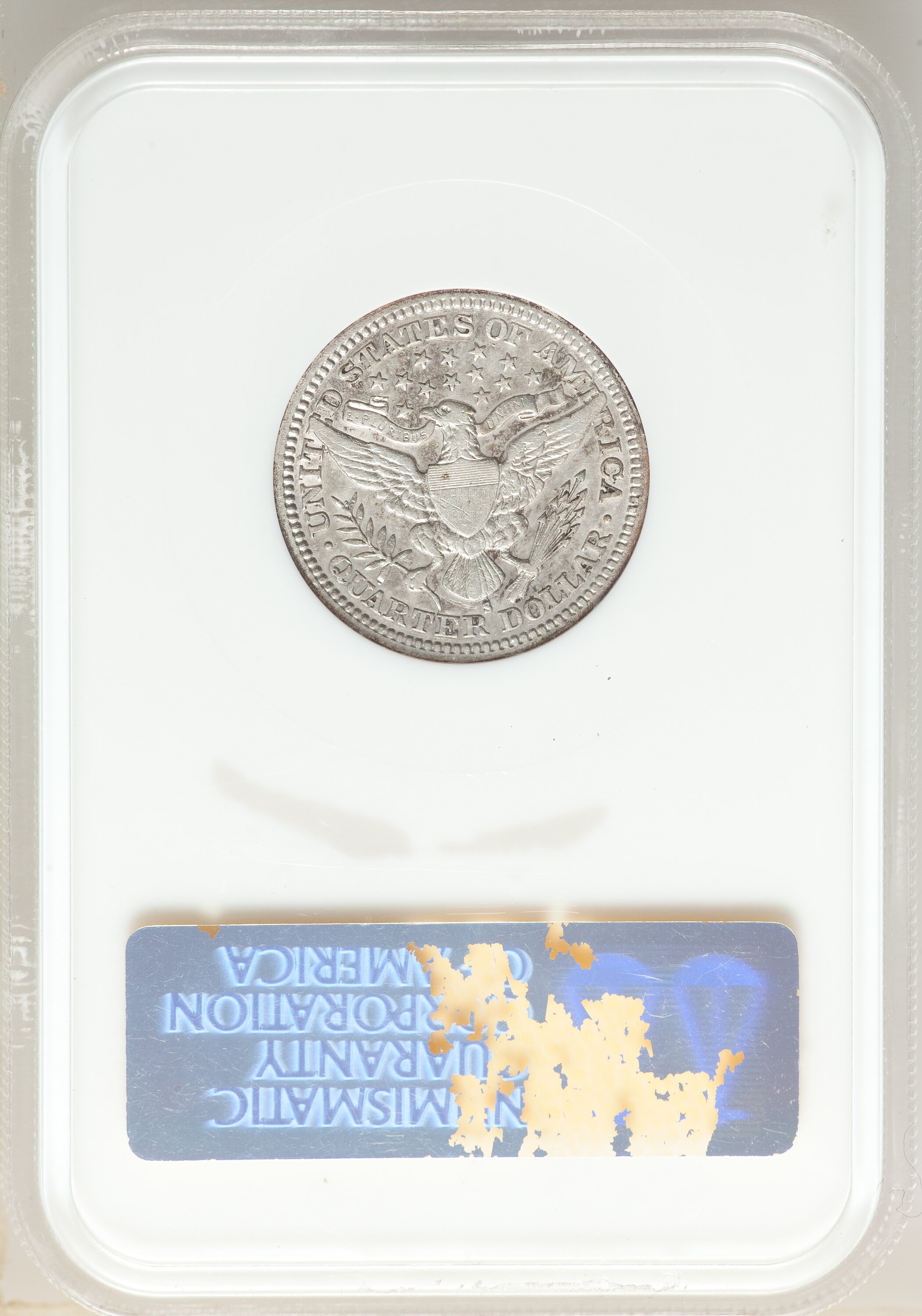 1901-S 25c VF30 CAC thumbnail 5