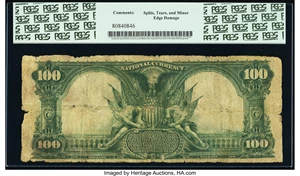 image for: Cedar Rapids, IA - $100 1902 Plain Back Fr. 705 The Merchants National Bank Ch. # 2511 PCGS Very Good 8....