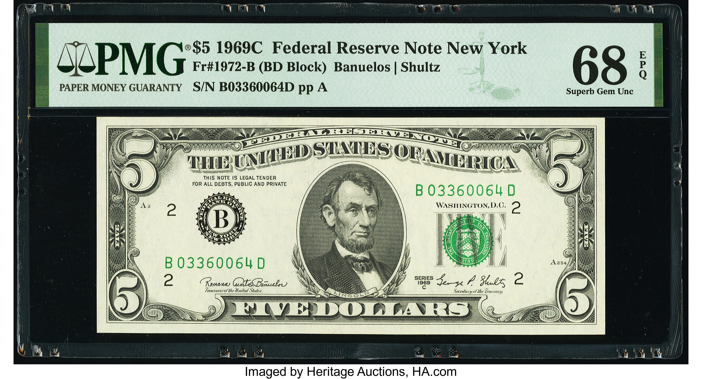 1969C $5 (Fr. 1972B)