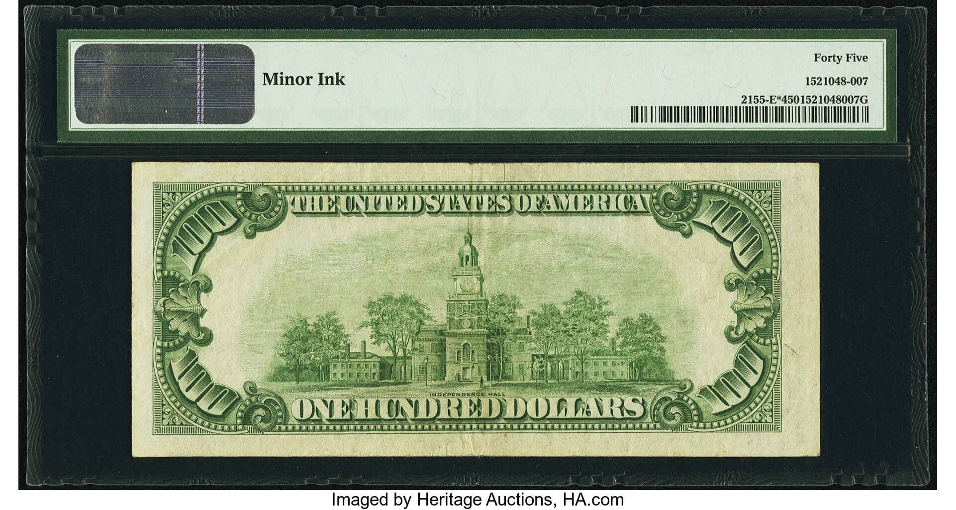 image for: Fr. 2155-E* $100 1934C Federal Reserve Note. PMG Choice Extremely Fine 45....