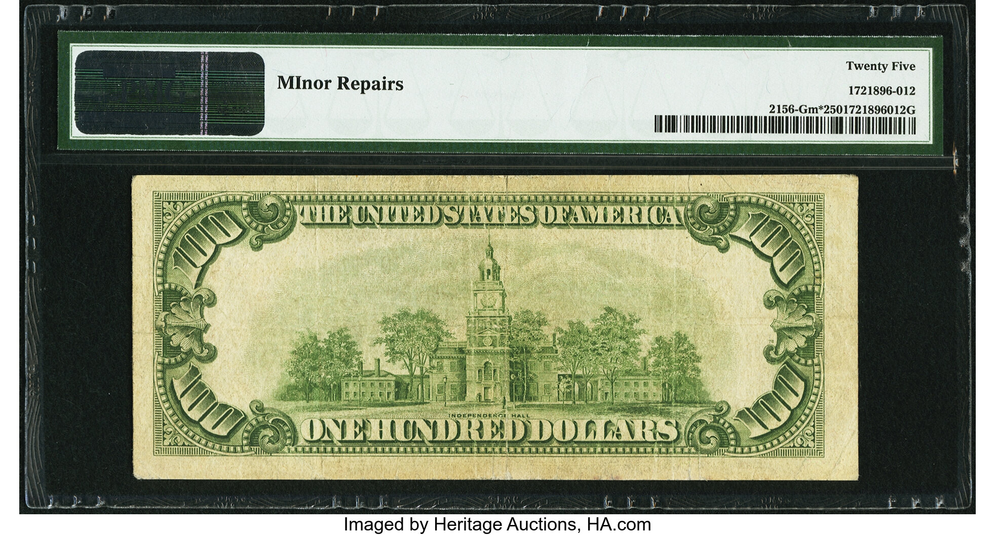 image for: Fr. 2156-G* $100 1934D Mule Federal Reserve Star Note. PMG Very Fine 25....