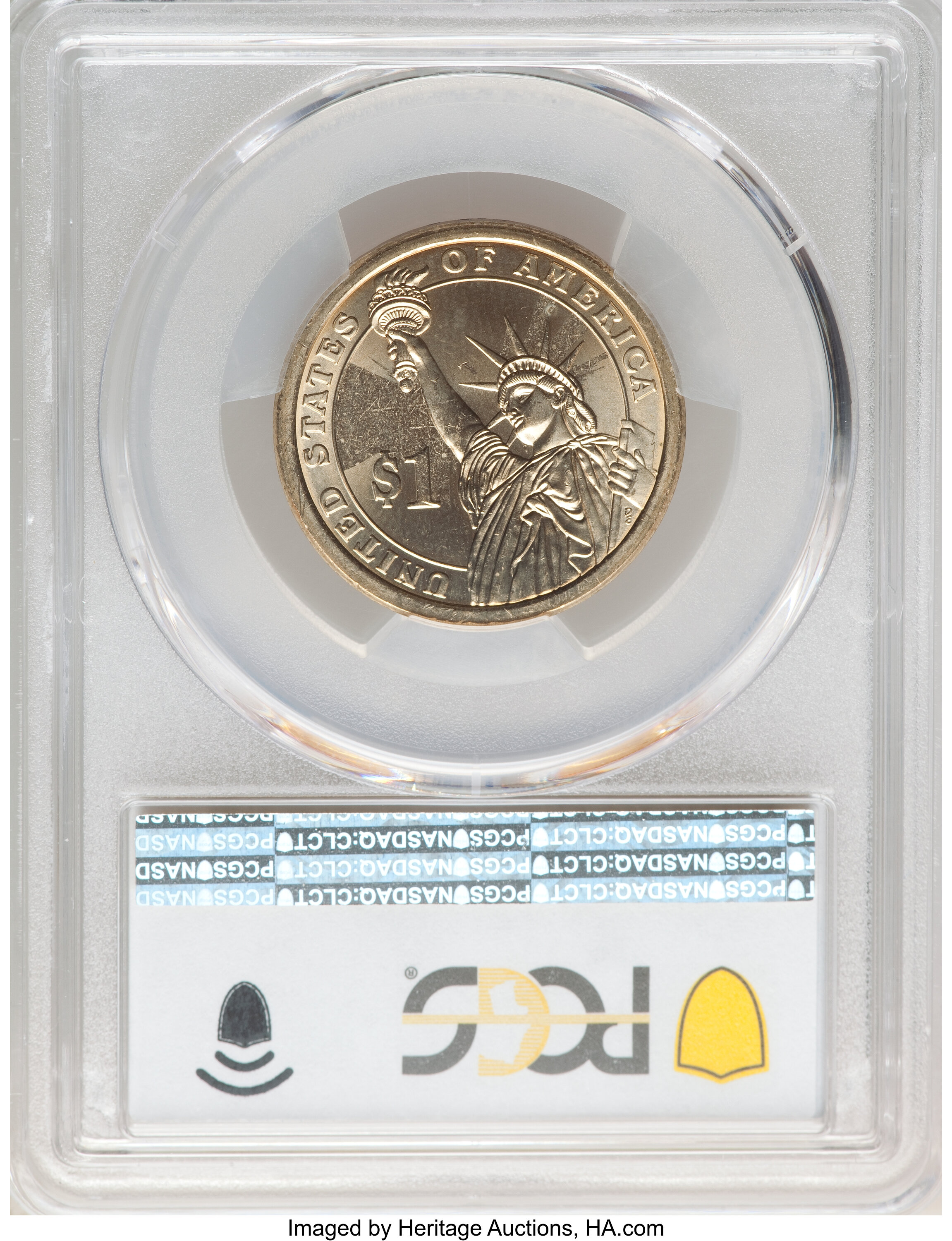 (2007) $1  George Washington, Missing Edge Lettering MS64 thumbnail 4