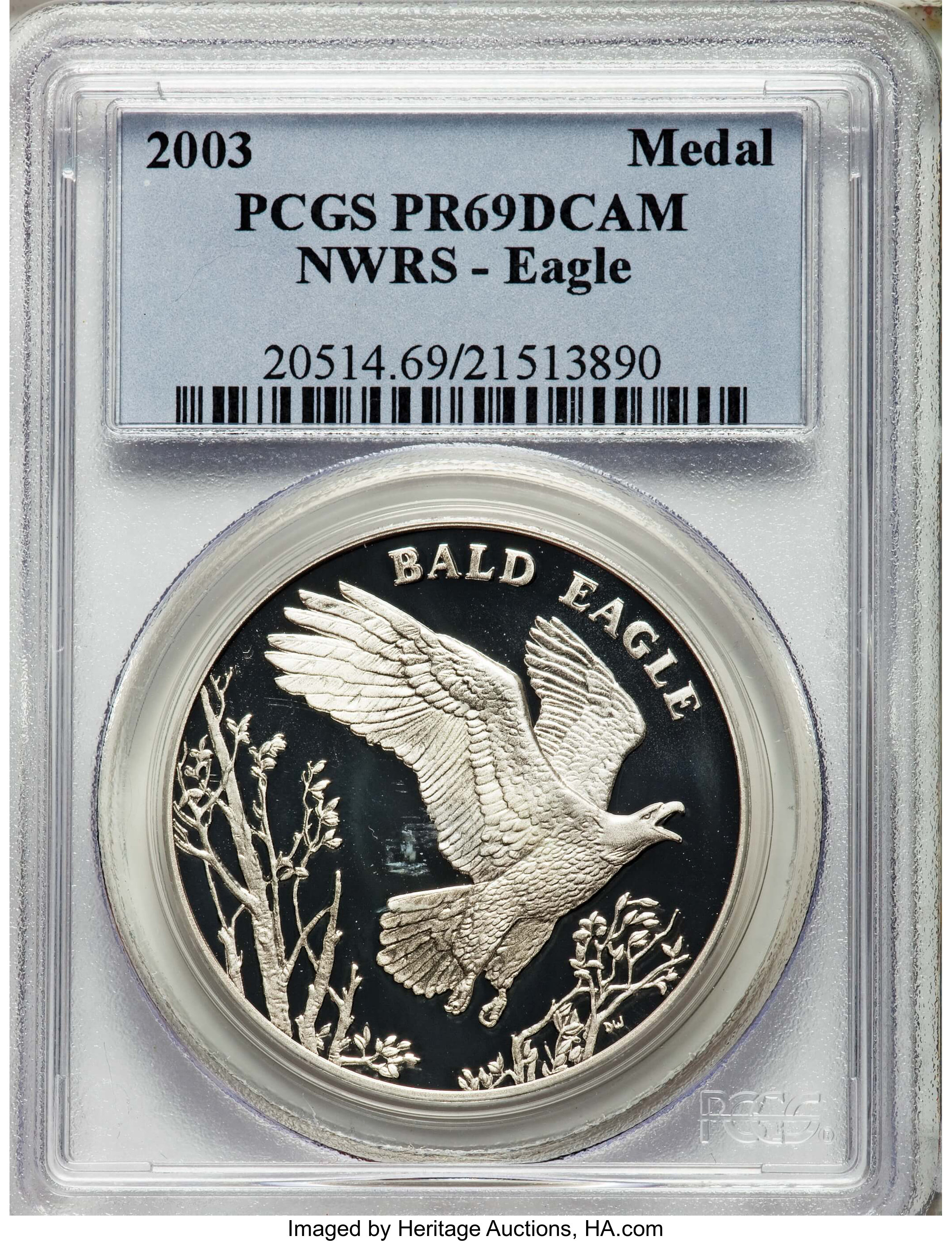 image for: 2003 Medal Complete Four Piece National Wildlife Refuge System Set PR69 Deep Cameo PCGS. ... (Total: 4 coins)