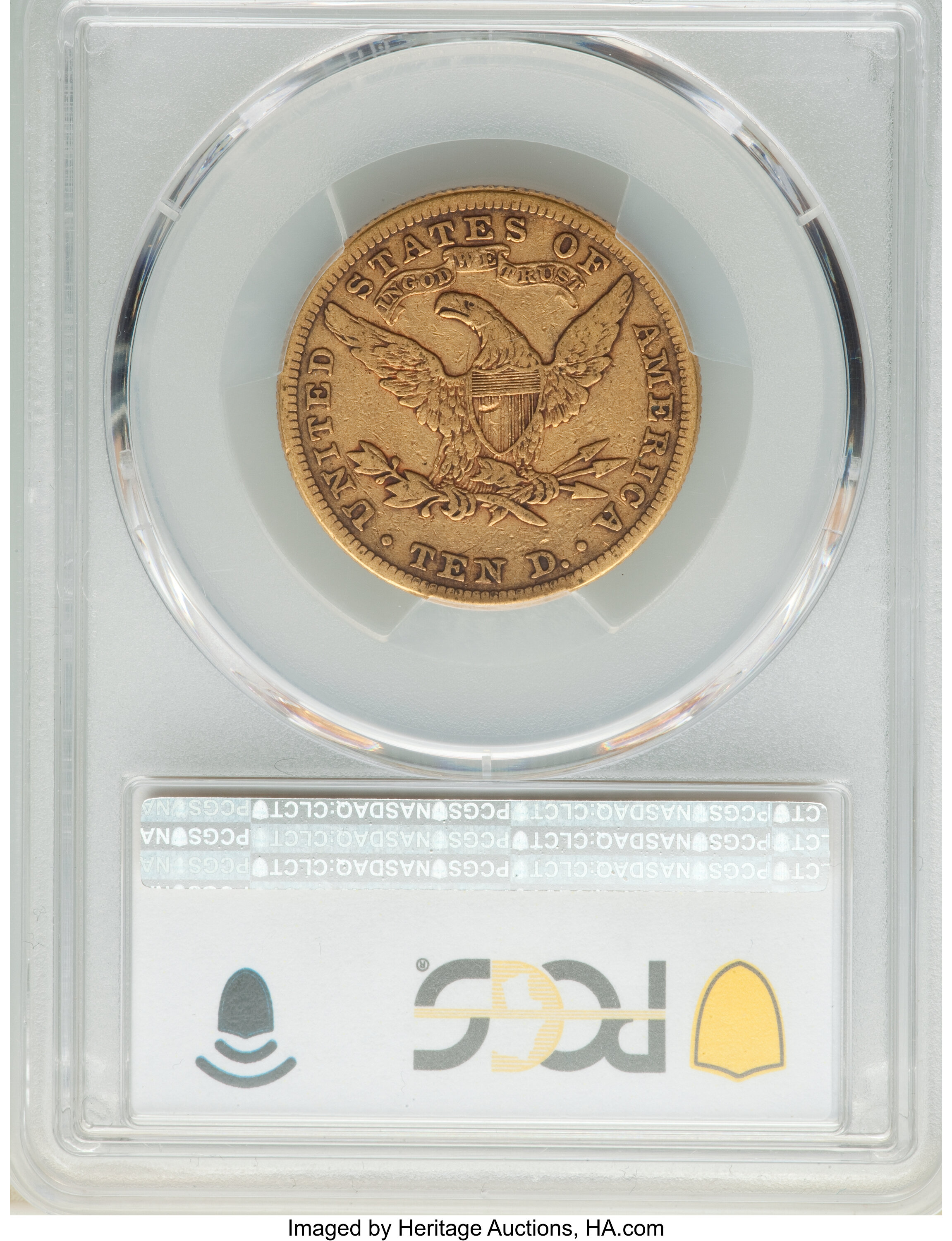 1882 $10 VG10 CAC thumbnail 6