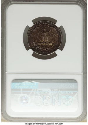 image for: 1936 25C Doubled Die Obverse, FS-101, AU55 NGC. NGC Census: (2/13). PCGS Population: (1/14). AU55. Mintage 41,303,837. ...