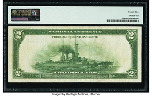 image for: Fr. 768 $2 1918 Federal Reserve Bank Note PMG Very Fine 25....