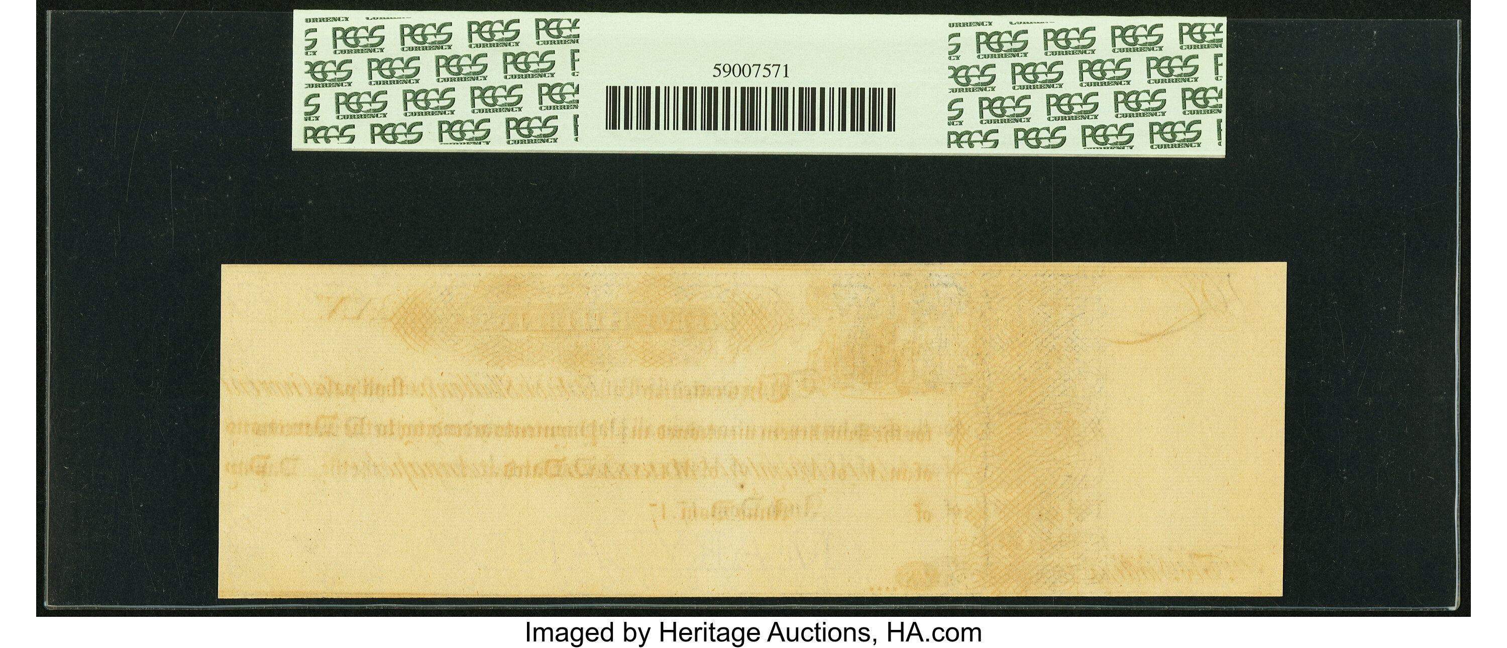image for: Maryland 1733 5s Remainder PCGS Choice About New 55PPQ....