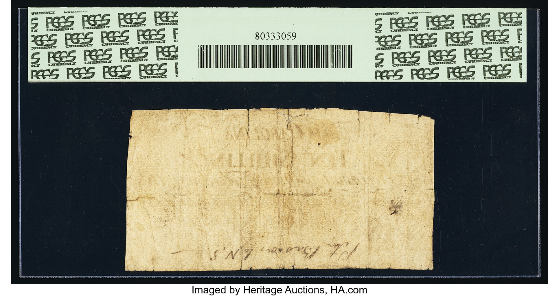 image for: North Carolina March 9, 1754 10s PCGS Apparent Very Fine 30....