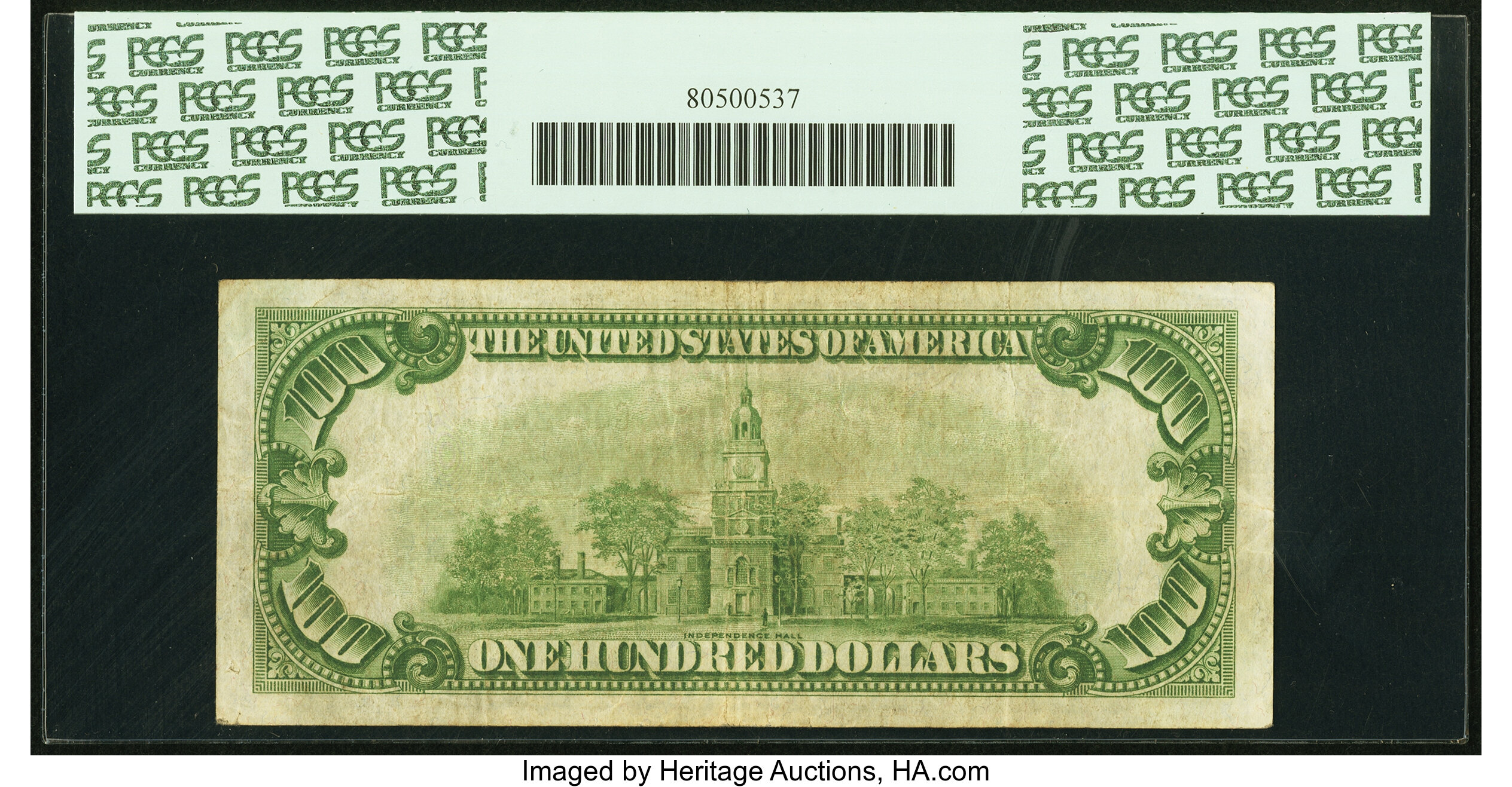 image for: Fr. 2150-G* $100 1928 Federal Reserve Star Note. PCGS Very Fine 25....