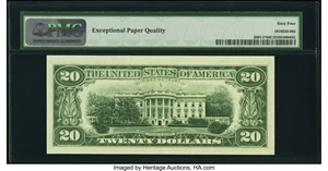 image for: Fr. 2067-I* $20 1969 Federal Reserve Star Note. PMG Choice Uncirculated 64 EPQ....