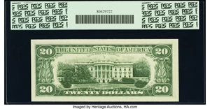 image for: Fr. 2070-D* $20 1969C Federal Reserve Star Note. PCGS Gem New 65PPQ....