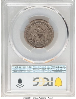 image for: 1856-S/S 25C Large Over Small S, Fine 15 PCGS. PCGS Population: (1/2 and 0/0+). NGC Census: (1/2 and 0/0+). CDN: $1,300 Whs...