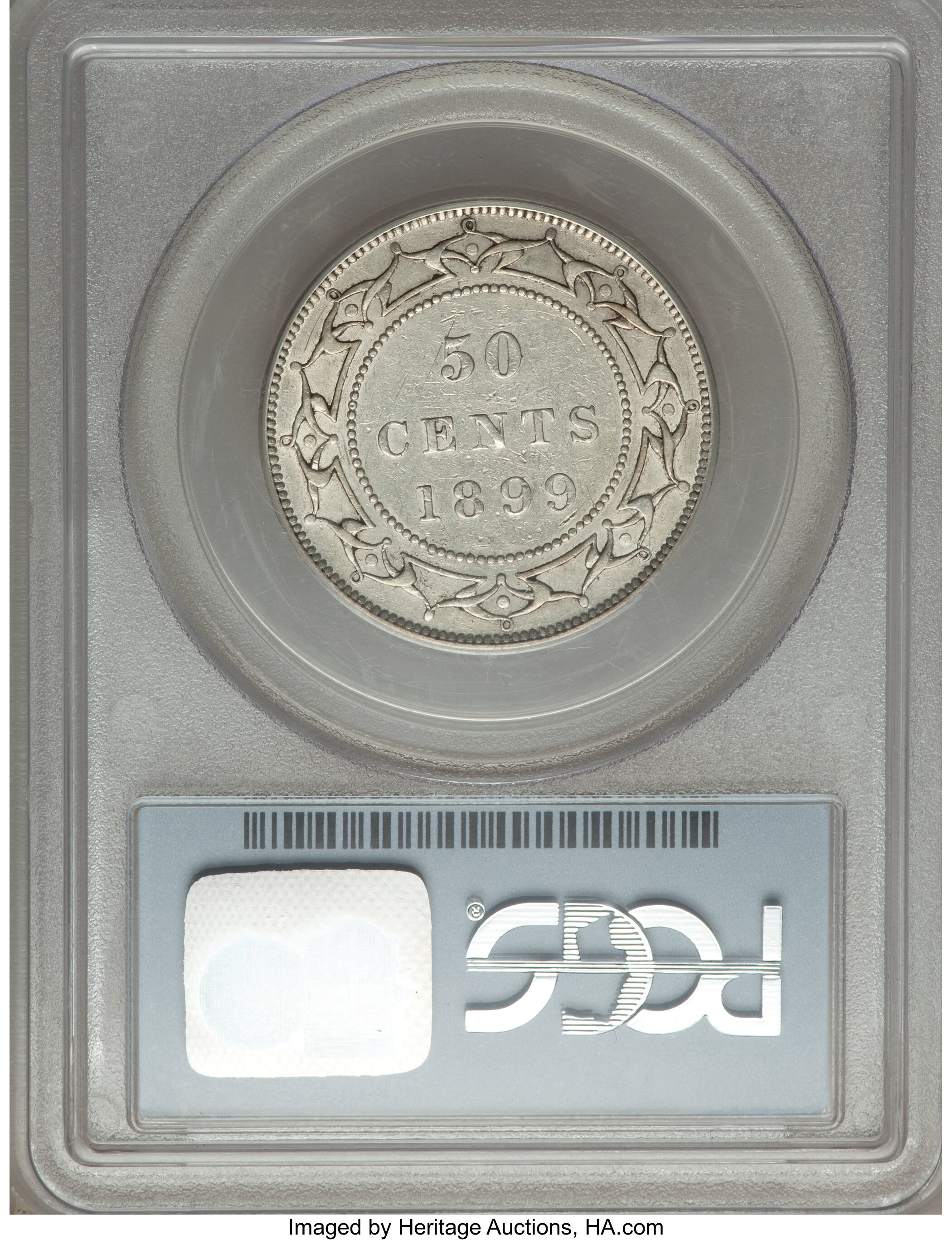 image for: Newfoundland. Victoria 50 Cents 1899 XF45 PCGS