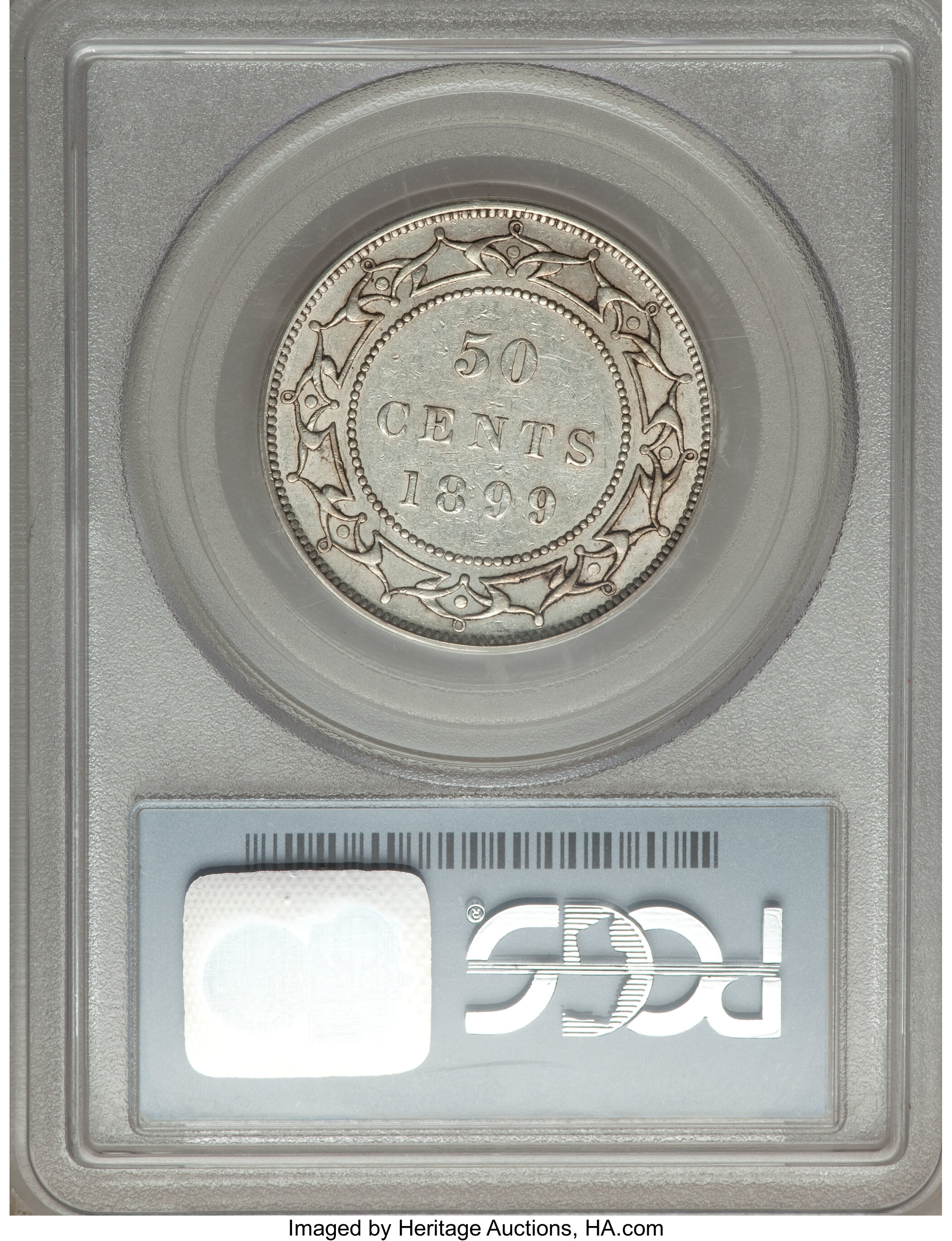 image for: Newfoundland. Victoria 50 Cents 1899 XF45 PCGS