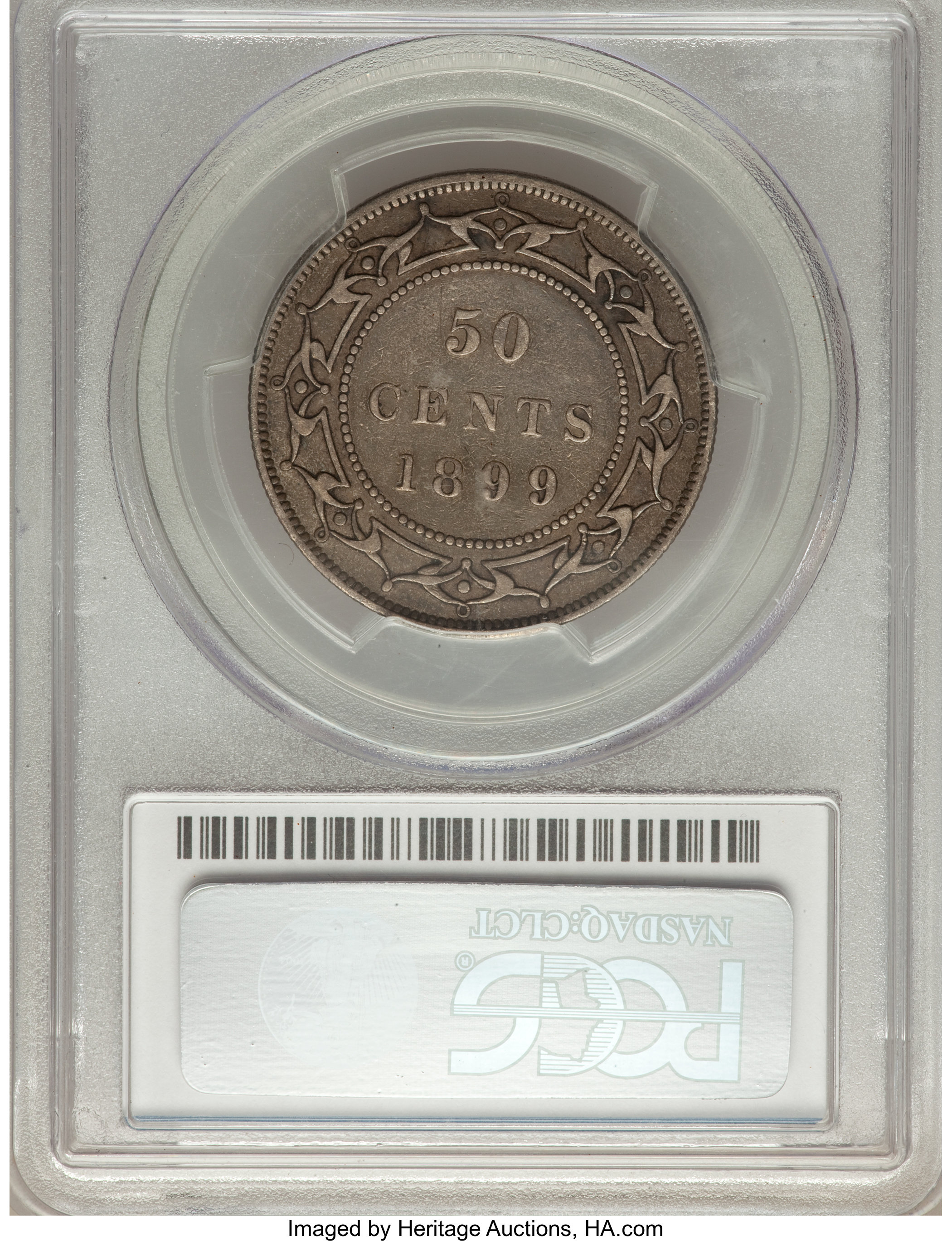 image for: Newfoundland. Victoria 50 Cents 1899 VF35 PCGS