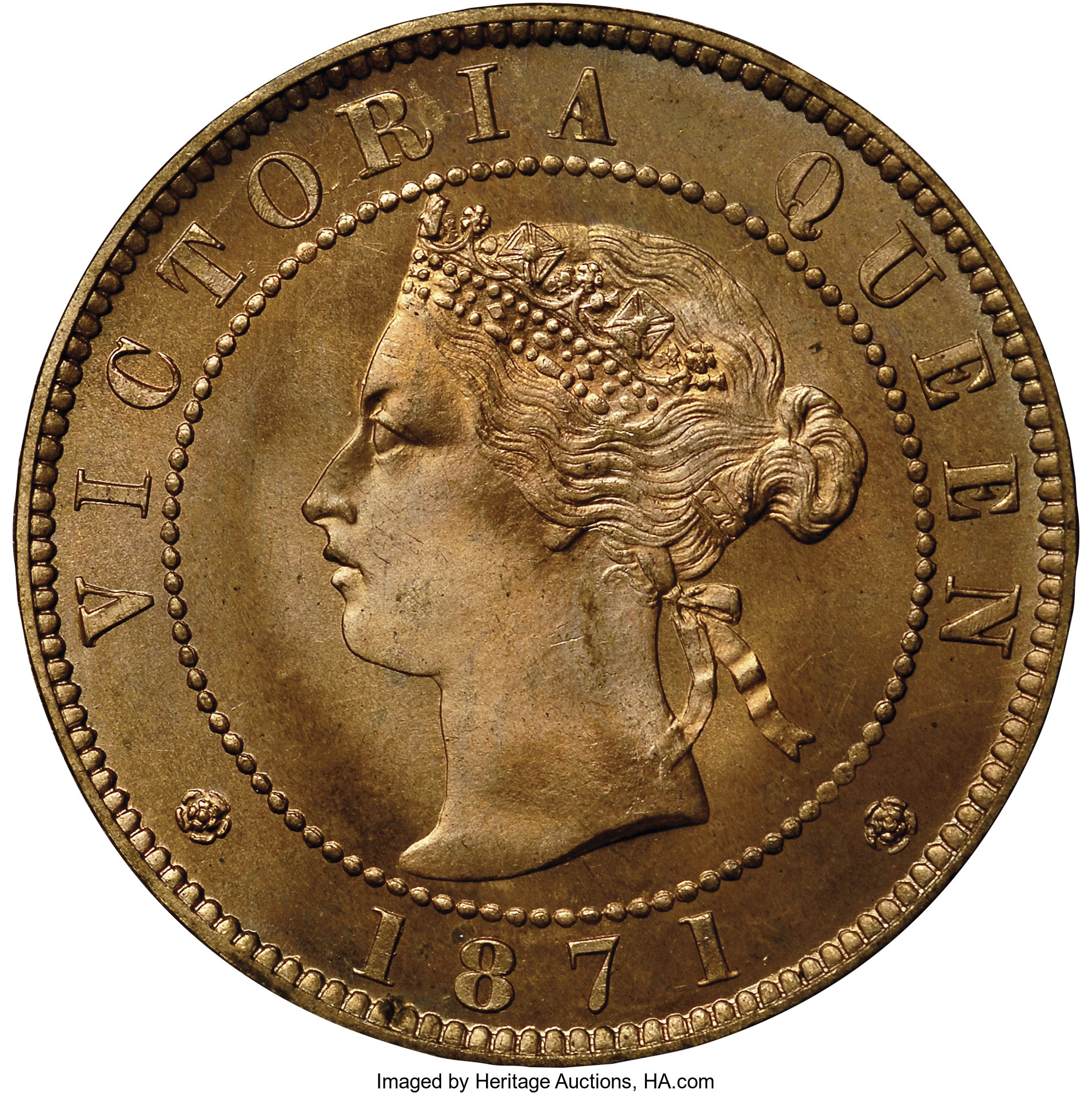 image for: Prince Edward Island. Victoria Cent 1871