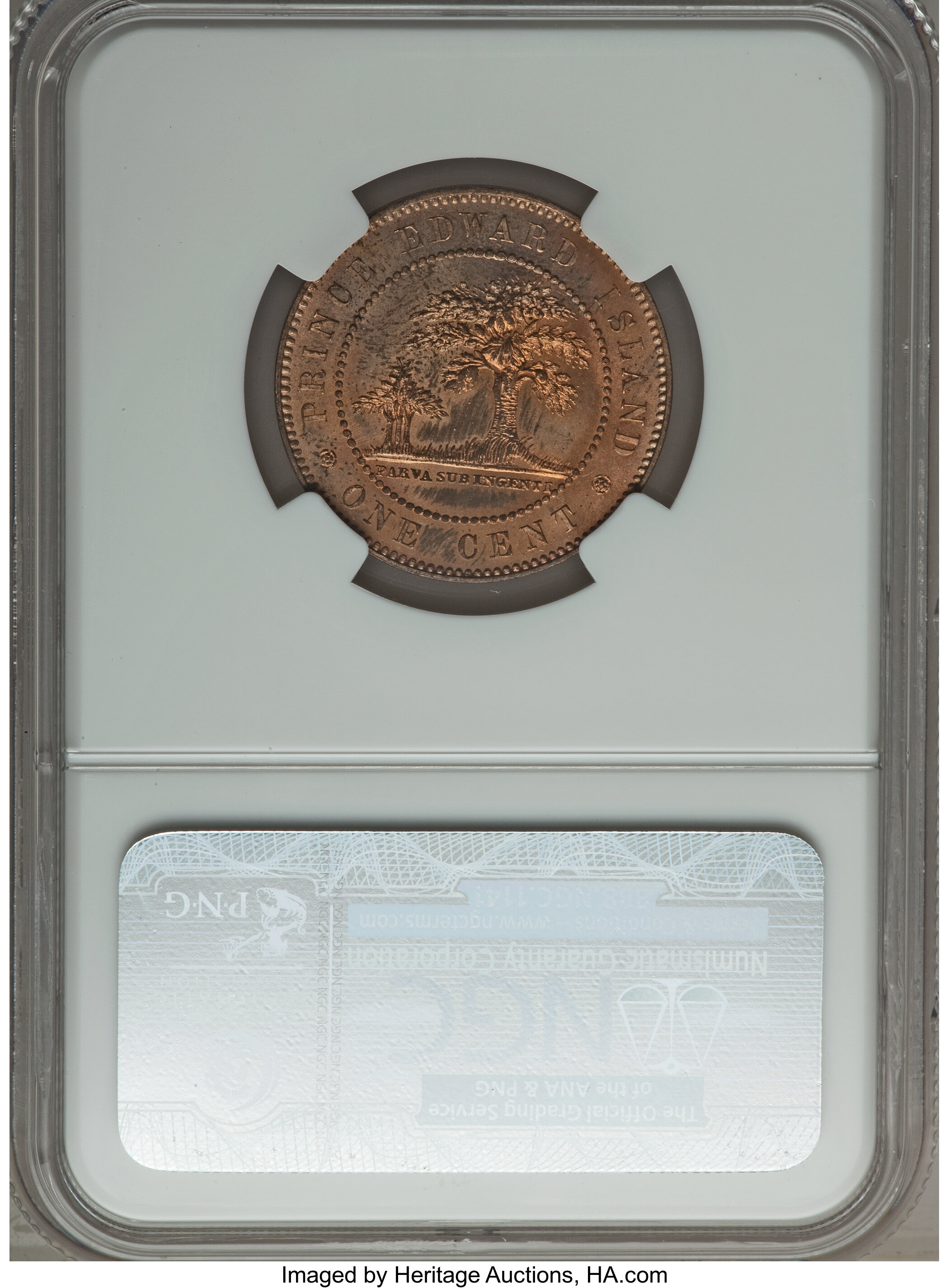 image for: Prince Edward Island. Victoria Cent 1871