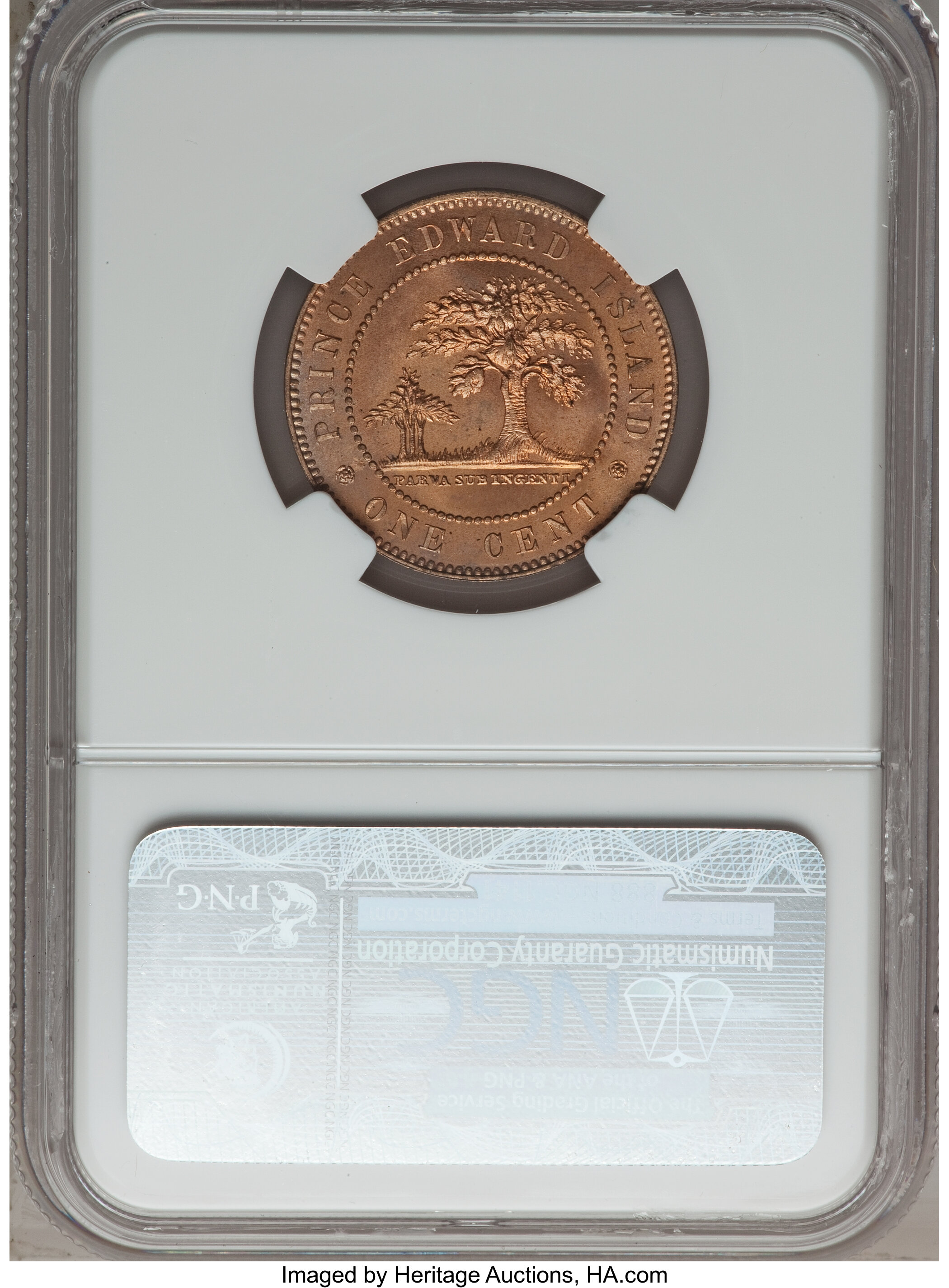 image for: Prince Edward Island. Victoria Cent 1871