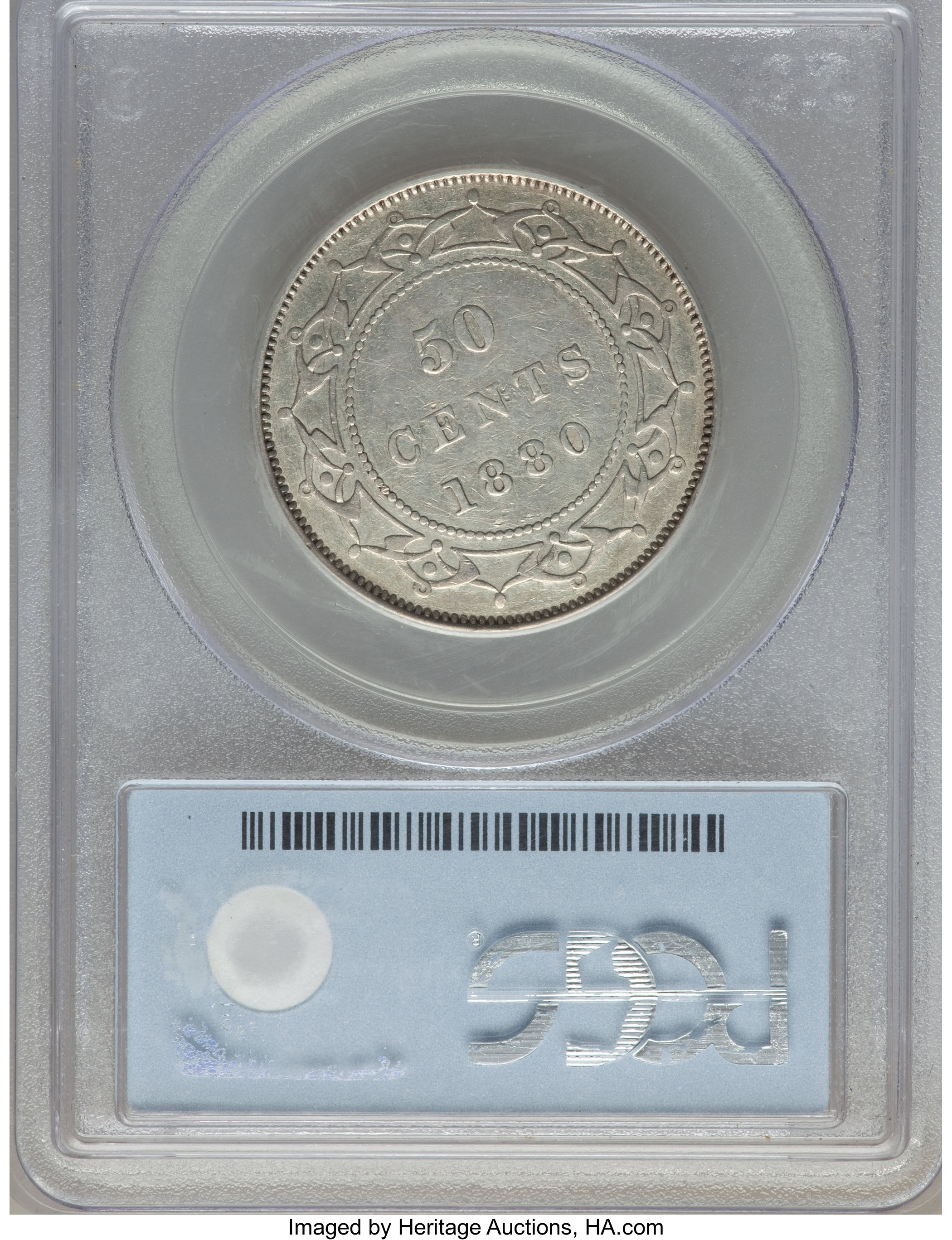 image for: Newfoundland. Victoria 50 Cents 1880 XF40 PCGS