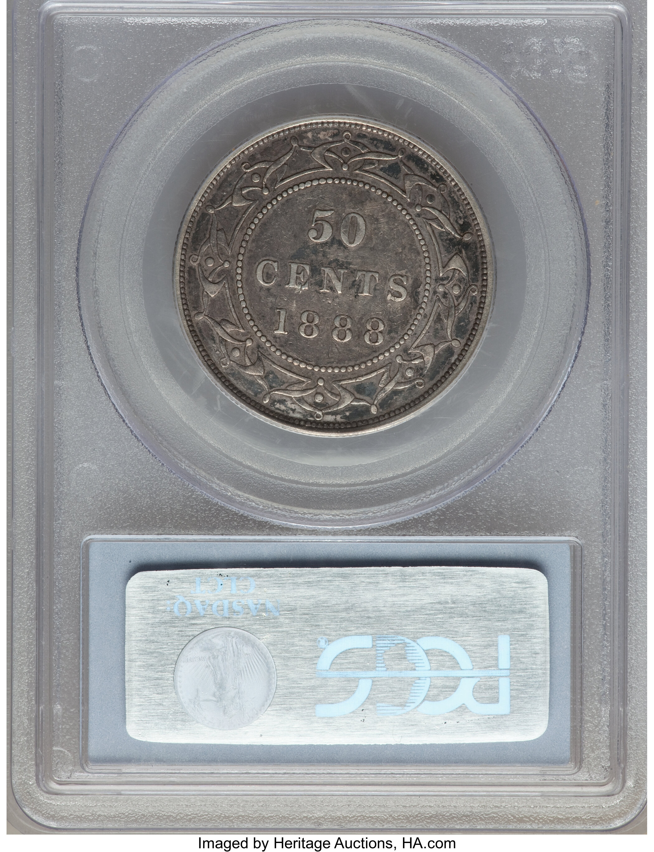 image for: Newfoundland. Victoria 50 Cents 1888 XF40 PCGS