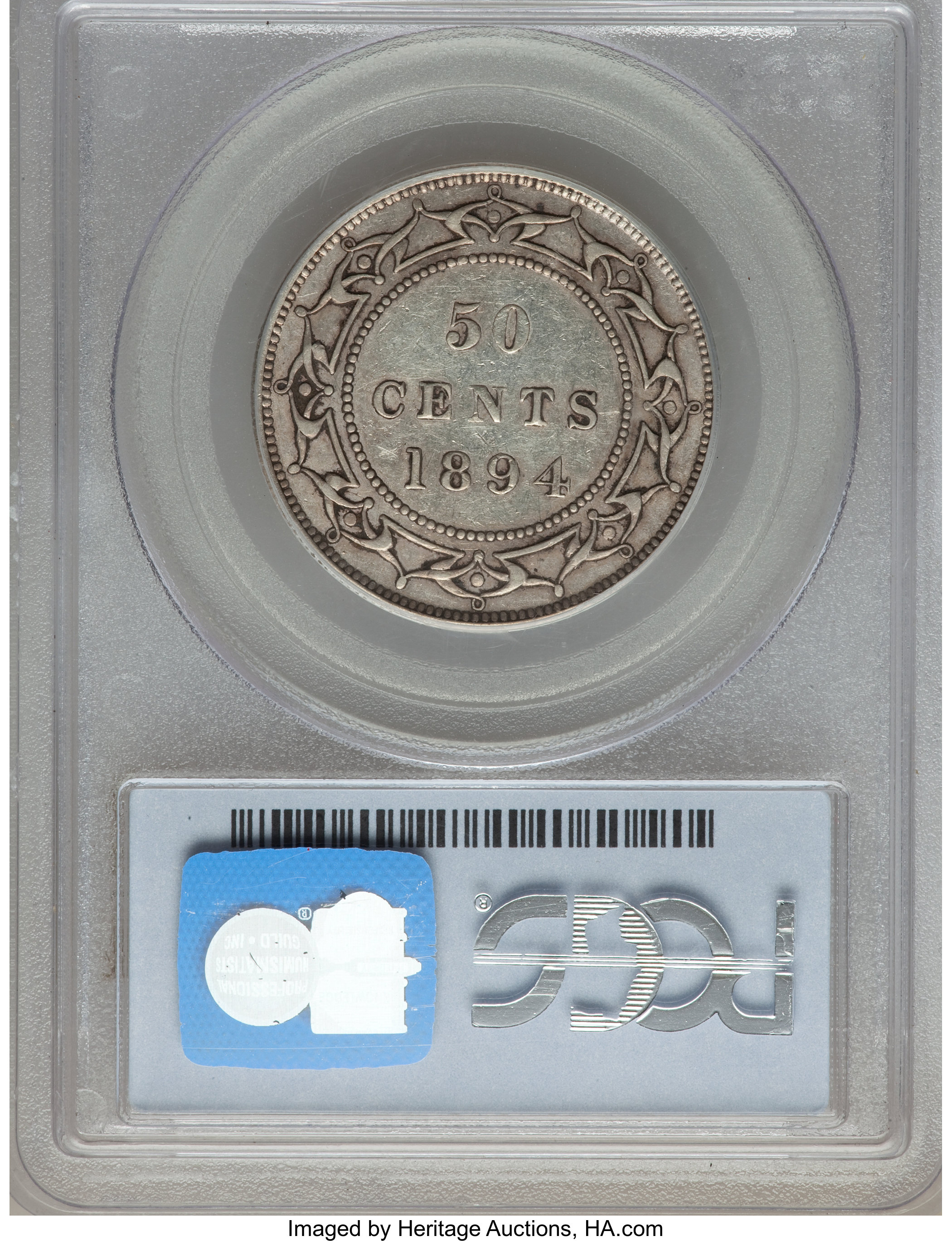 image for: Newfoundland. 50 Cents 1894 AU50 PCGS