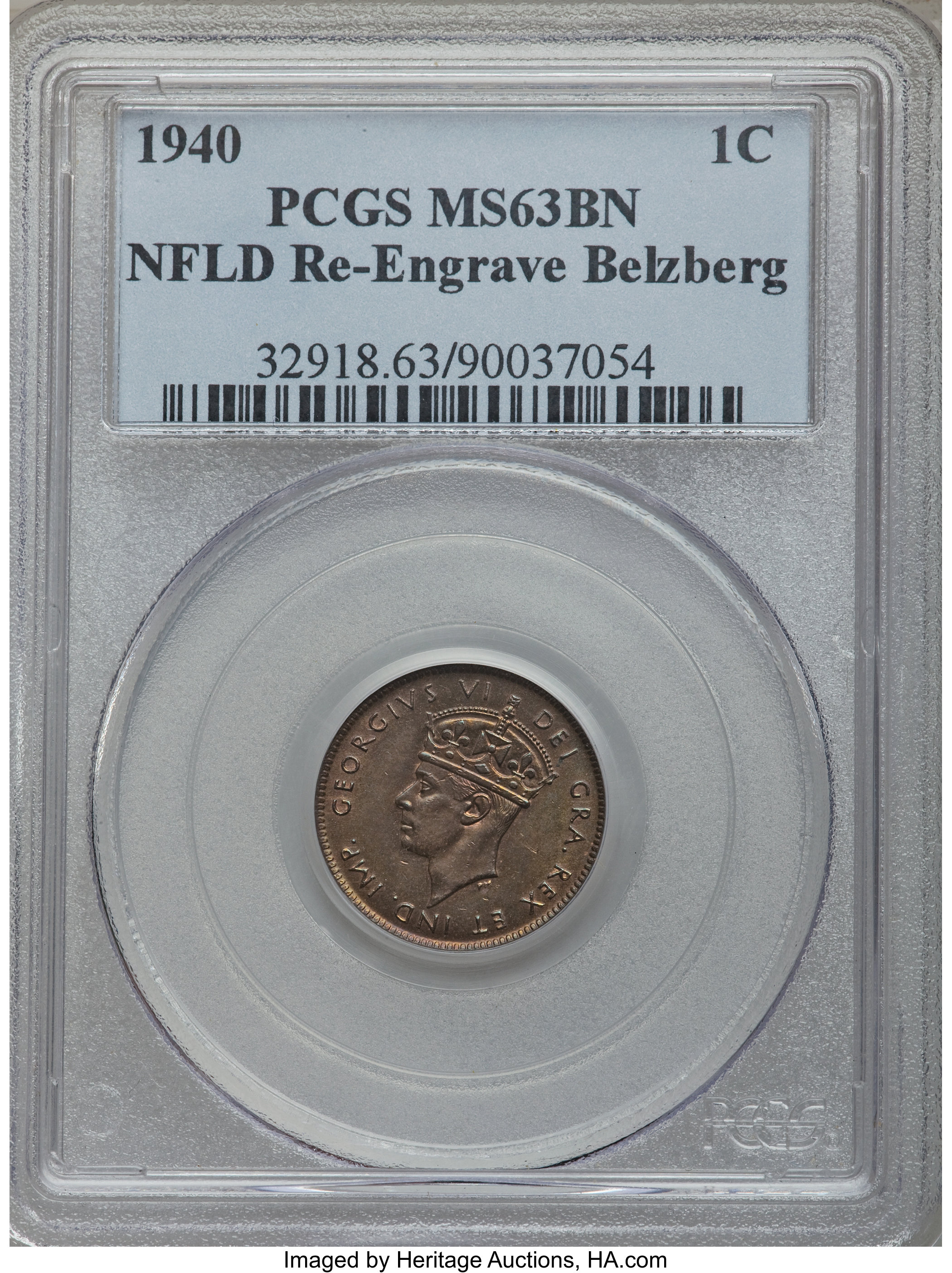 1940 Re-Engraved 1c MS BN