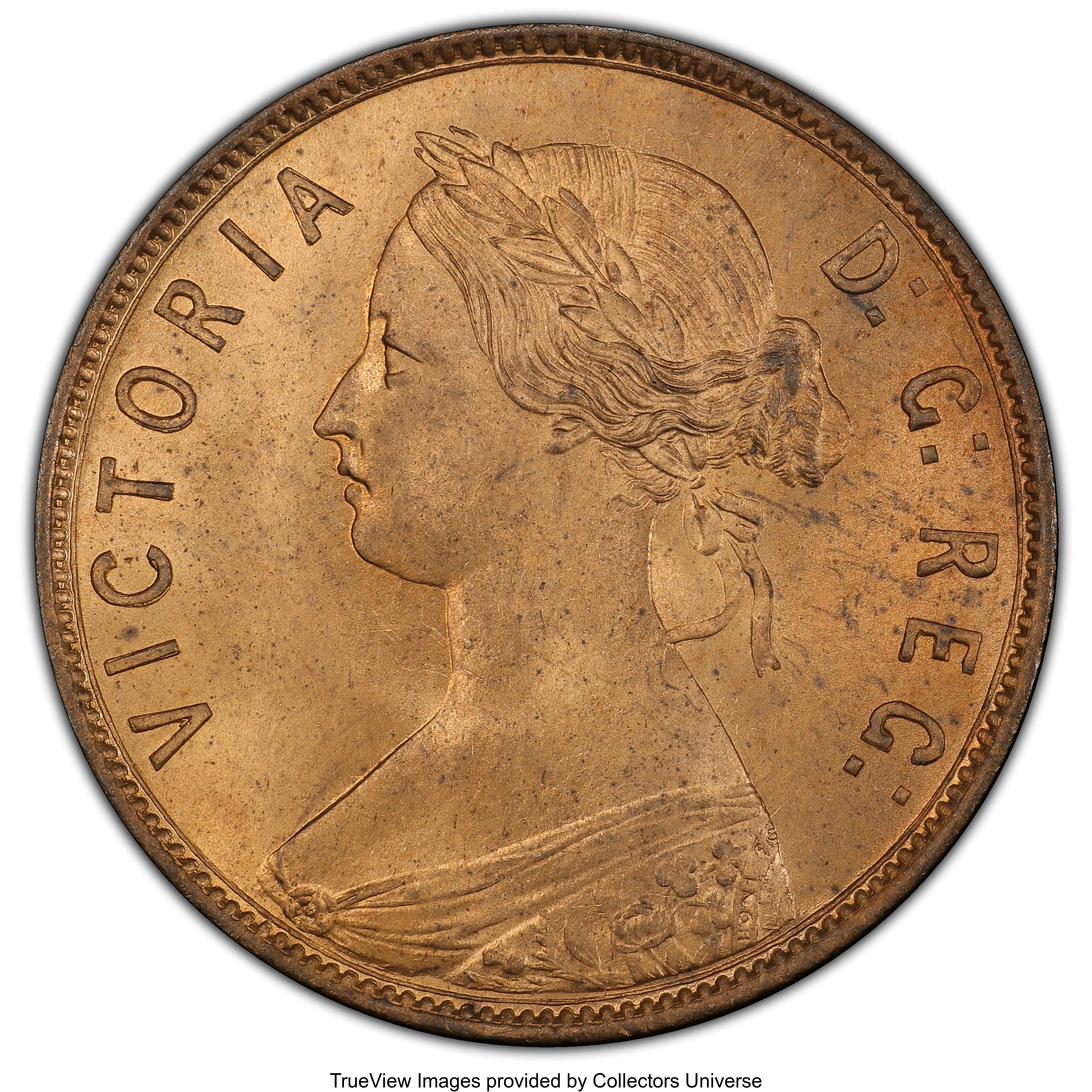 image for: Newfoundland. Victoria Cent 1872-H MS64+ Red and Brown PCGS