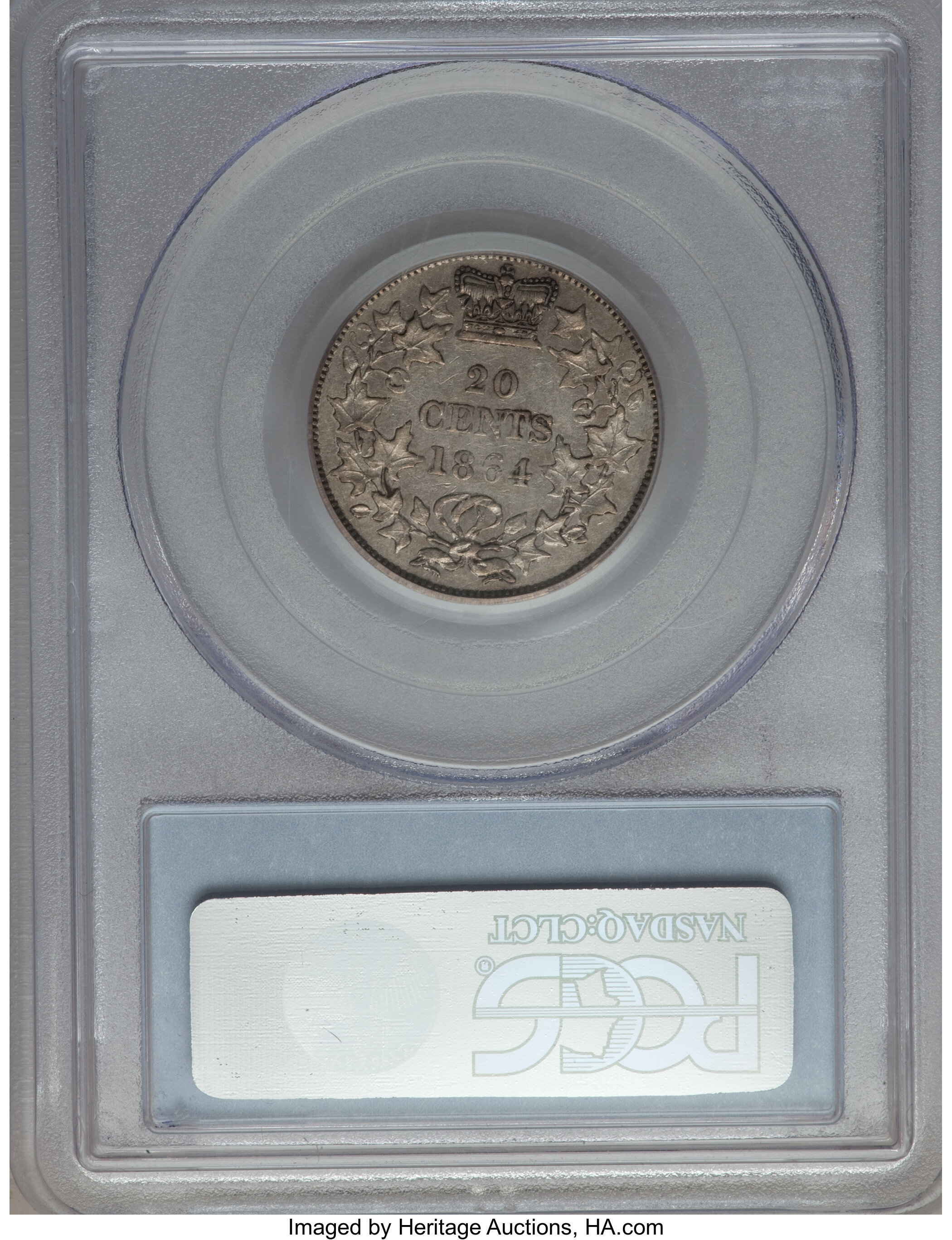 image for: New Brunswick. Victoria 20 Cents 1864