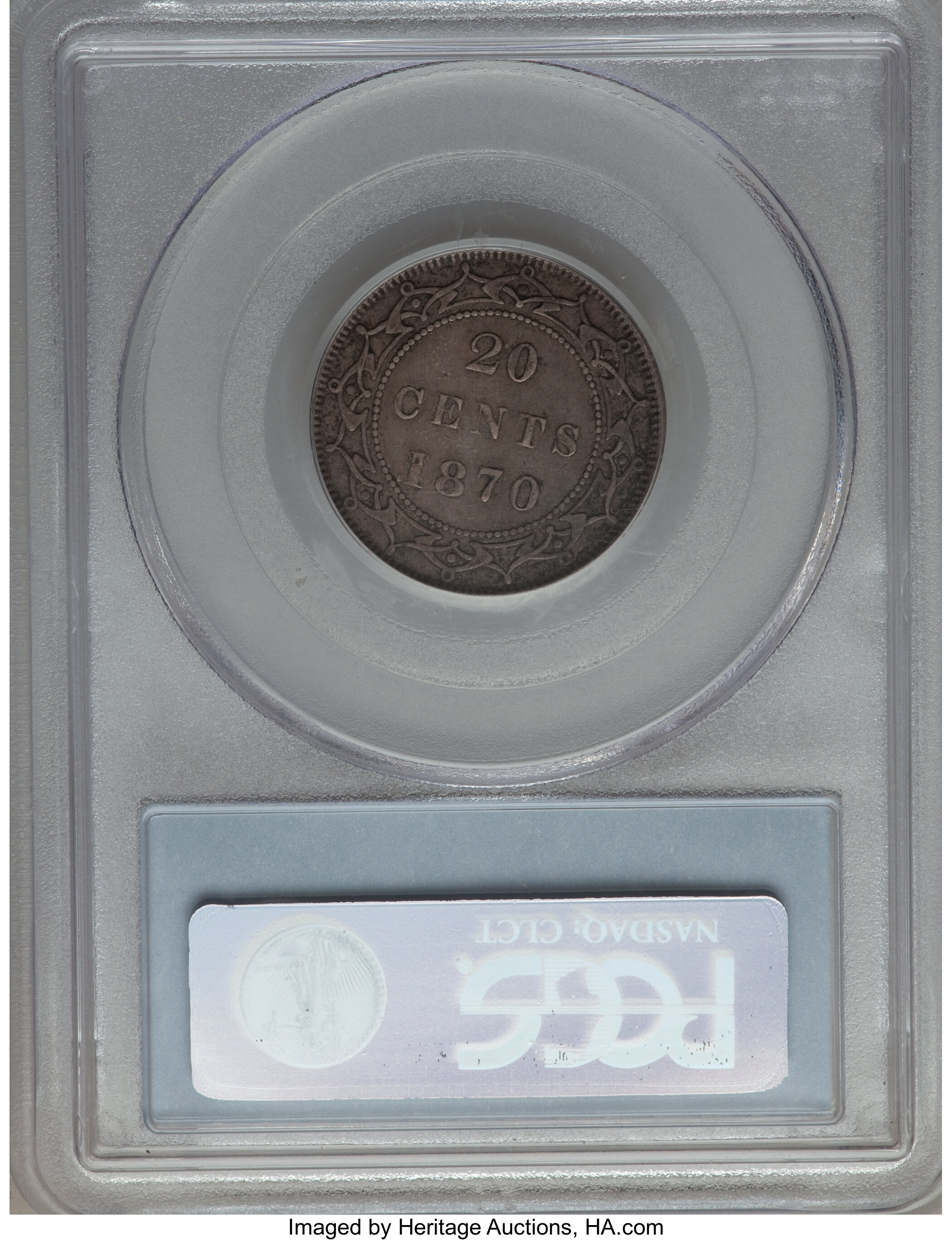 image for: Newfoundland. Victoria 20 Cents 1870