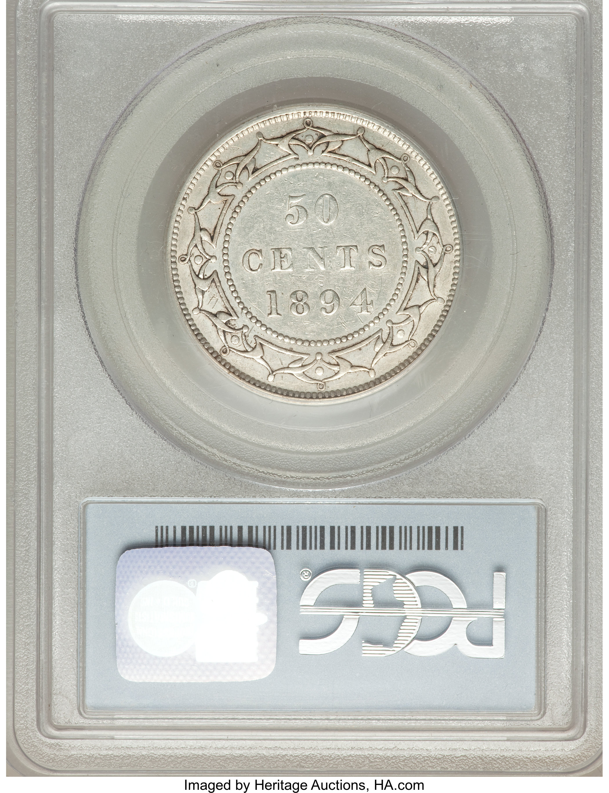 image for: Newfoundland. Victoria 50 Cents 1894 XF45 PCGS