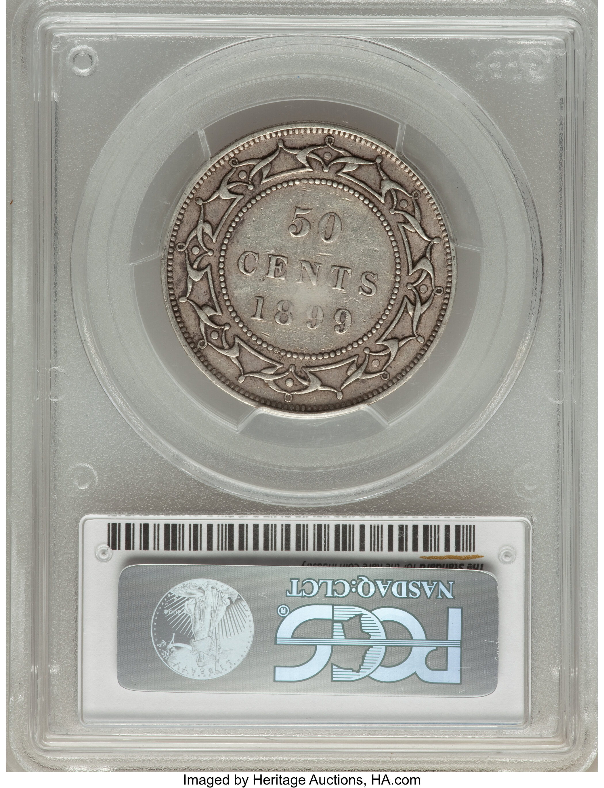 image for: Newfoundland. Victoria 50 Cents 1899 XF40 PCGS