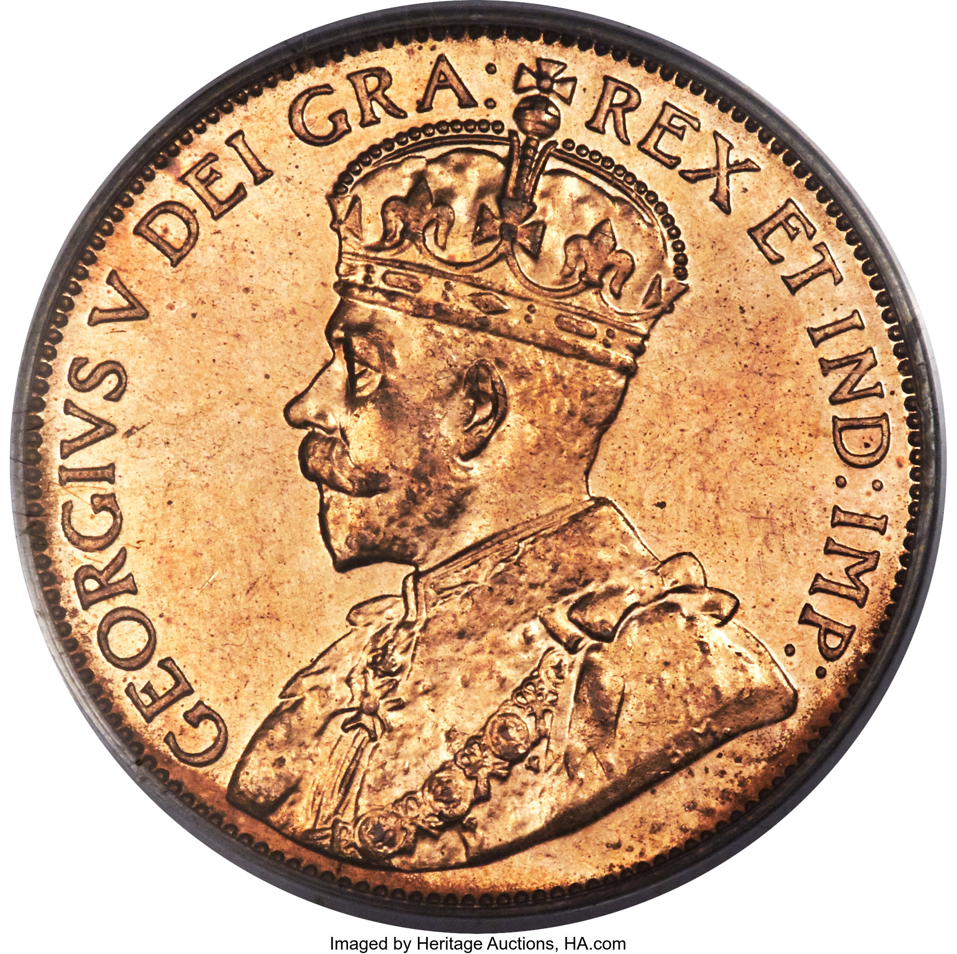 image for: Newfoundland. George V Specimen Cent 1936 SP66 Red PCGS