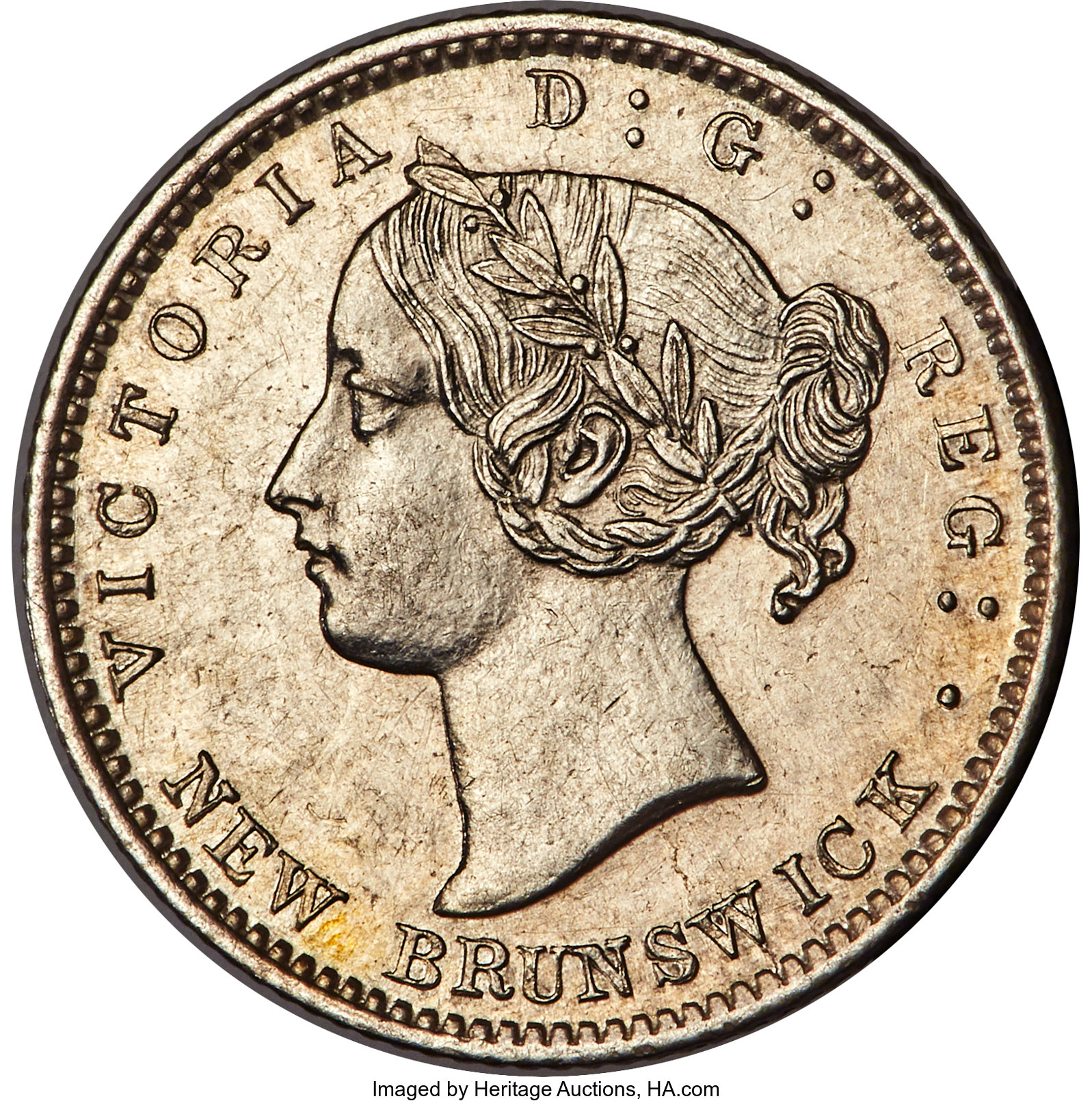 1864 New Brunswick 10c MS 