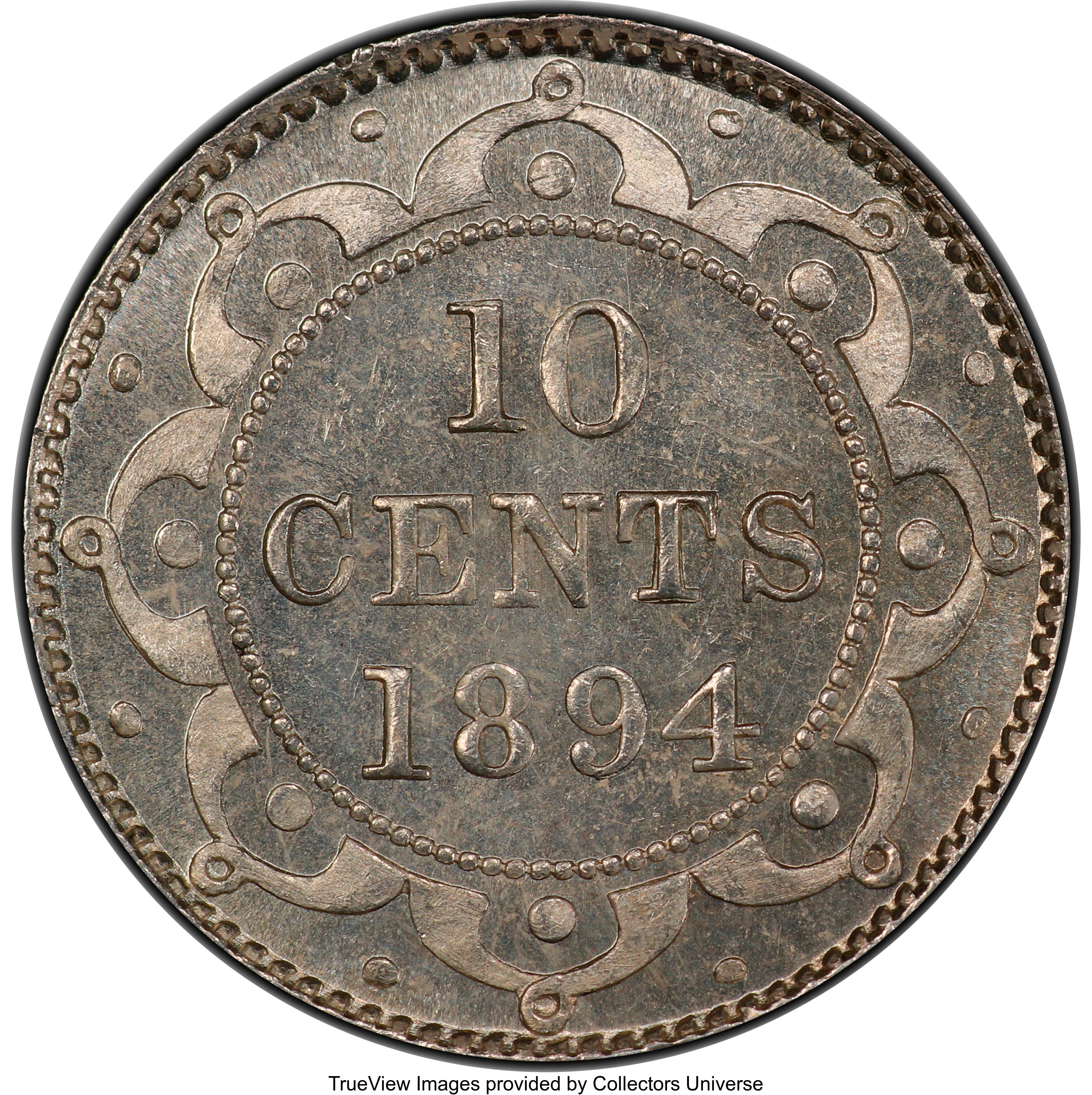 image for: Newfoundland. Victoria 10 Cents 1894 MS64 PCGS
