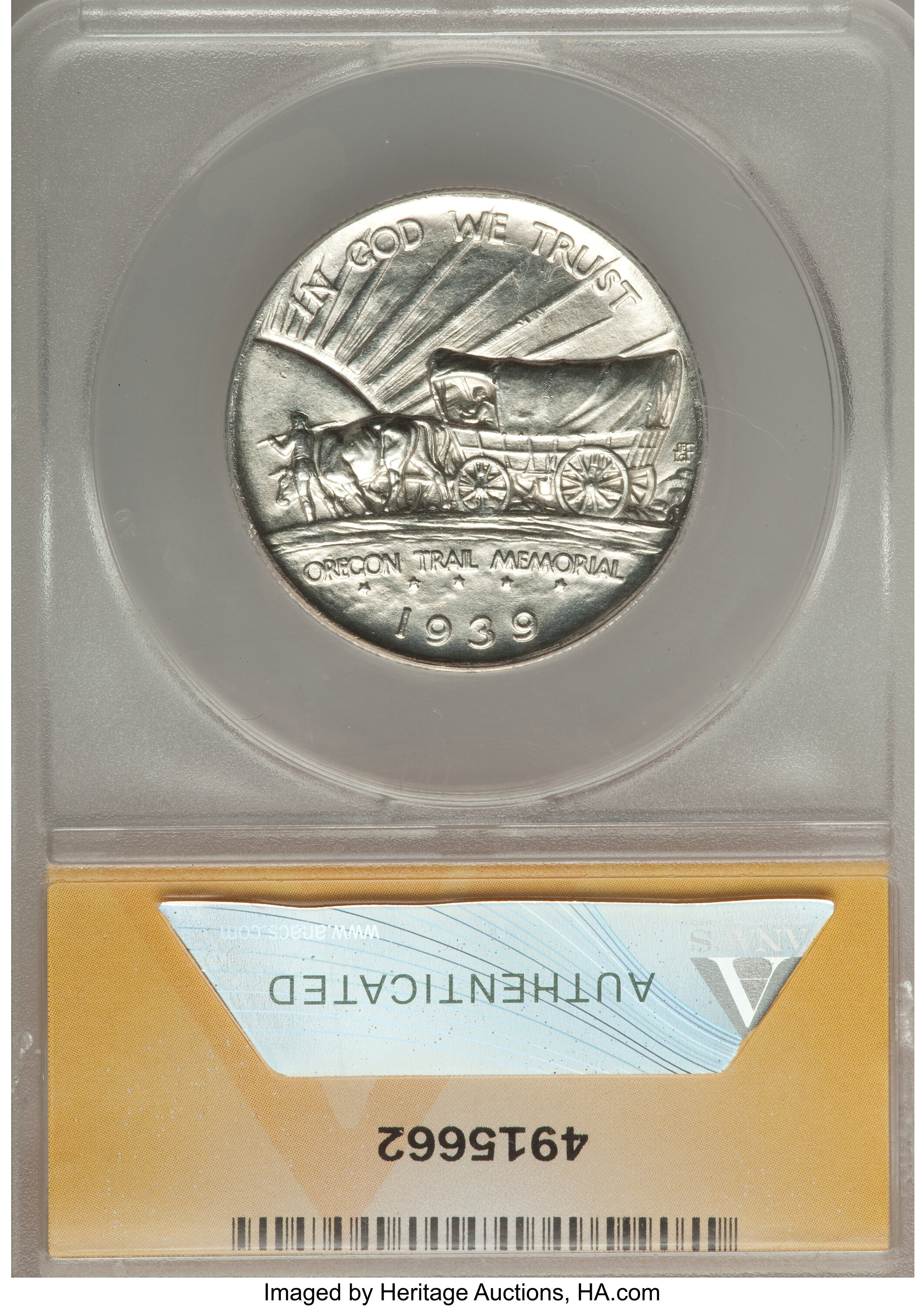 1939-S 50c Oregon Trail XF40 thumbnail 8