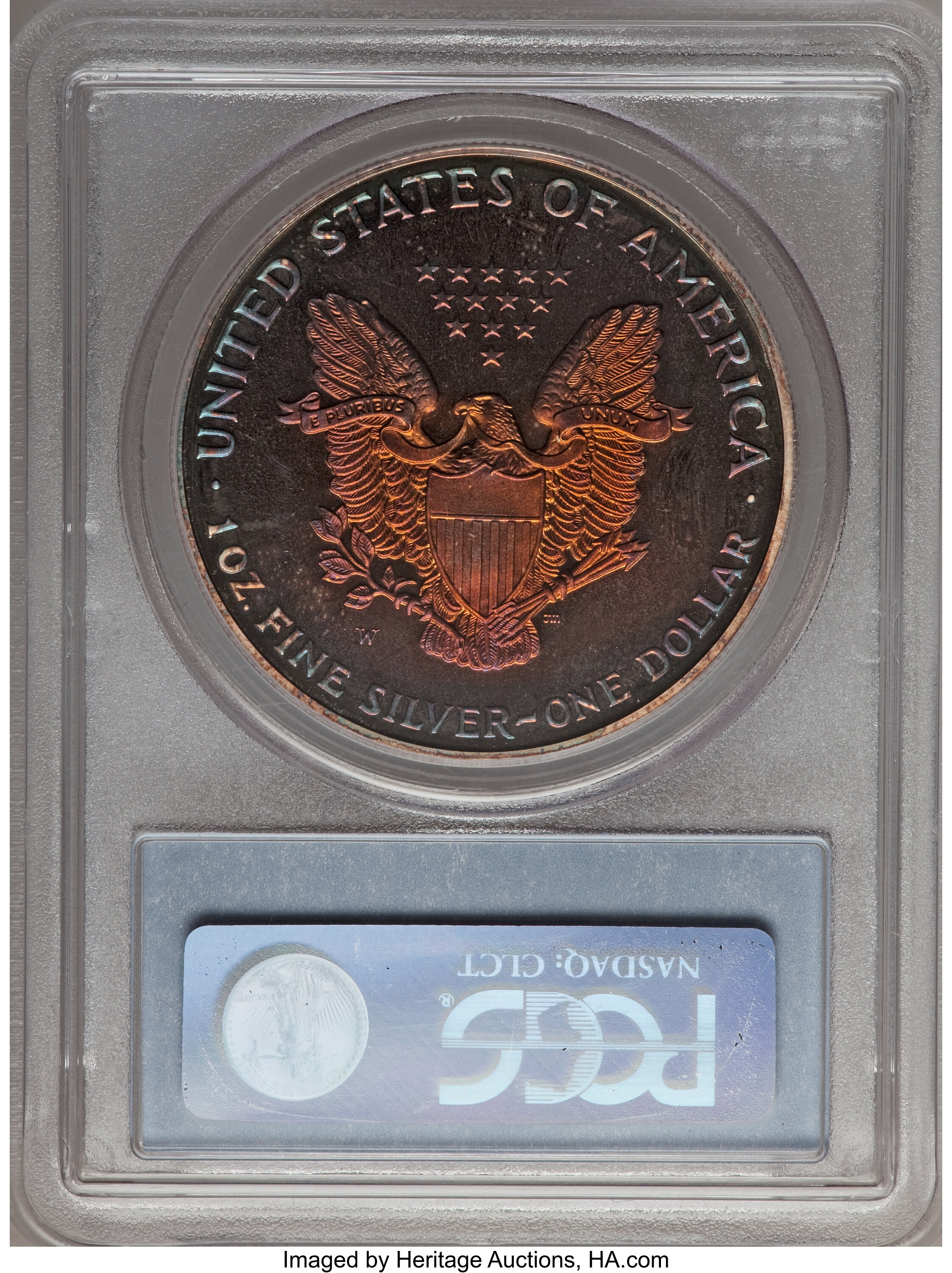 2001-W $1  Silver Eagle PR DCAM PR65 DCAM CAC thumbnail 24