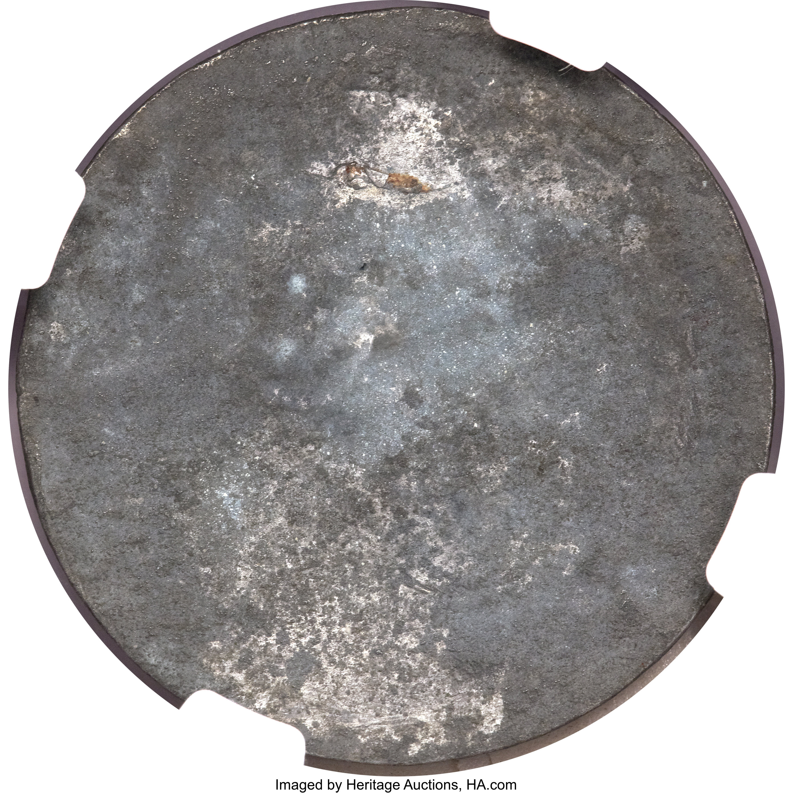 image for: 1860 $20 Uniface Obverse White Metal Die Trial Clark, Gruber $20 MS62 NGC. "K-6a."...