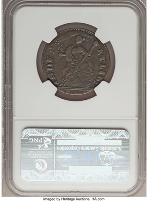 image for: 1785 COPPER Connecticut Copper, Bust Left Fine 15 NGC. M. 7.1-D, W-2440, High R.4....