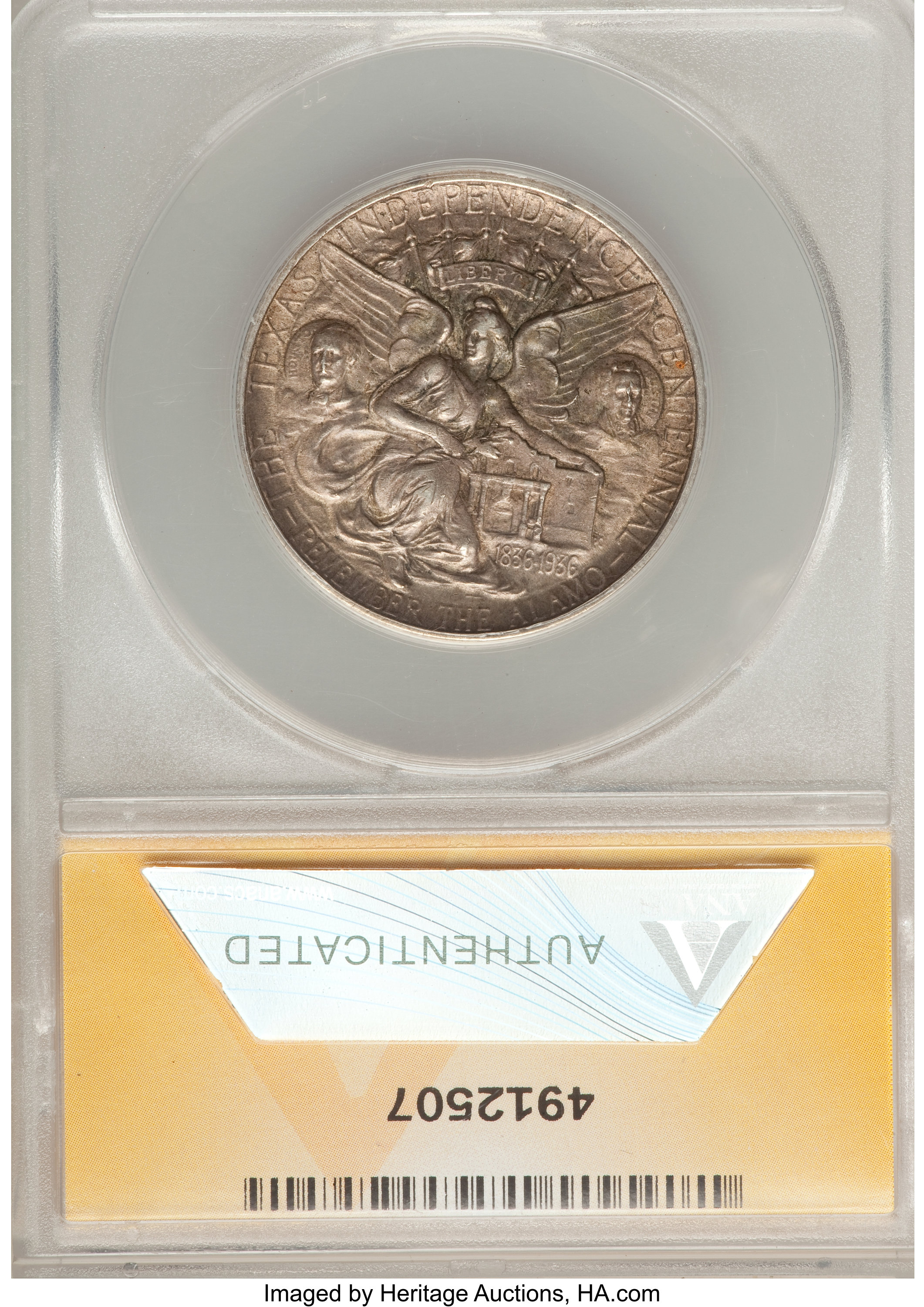1934 50c Texas XF40 CAC thumbnail 10