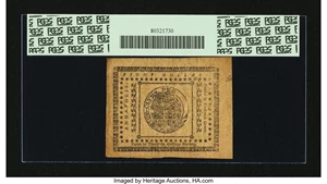 image for: Maryland August 14, 1776 $8 PCGS Very Fine 30....