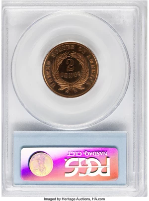 image for: 1864 2C Large Motto PR66 Red Cameo PCGS Secure. CAC....