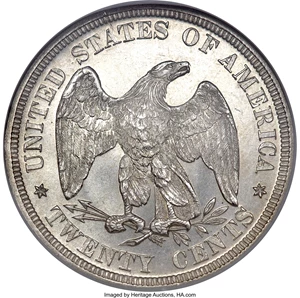 image for: 1876 20C MS67 NGC....