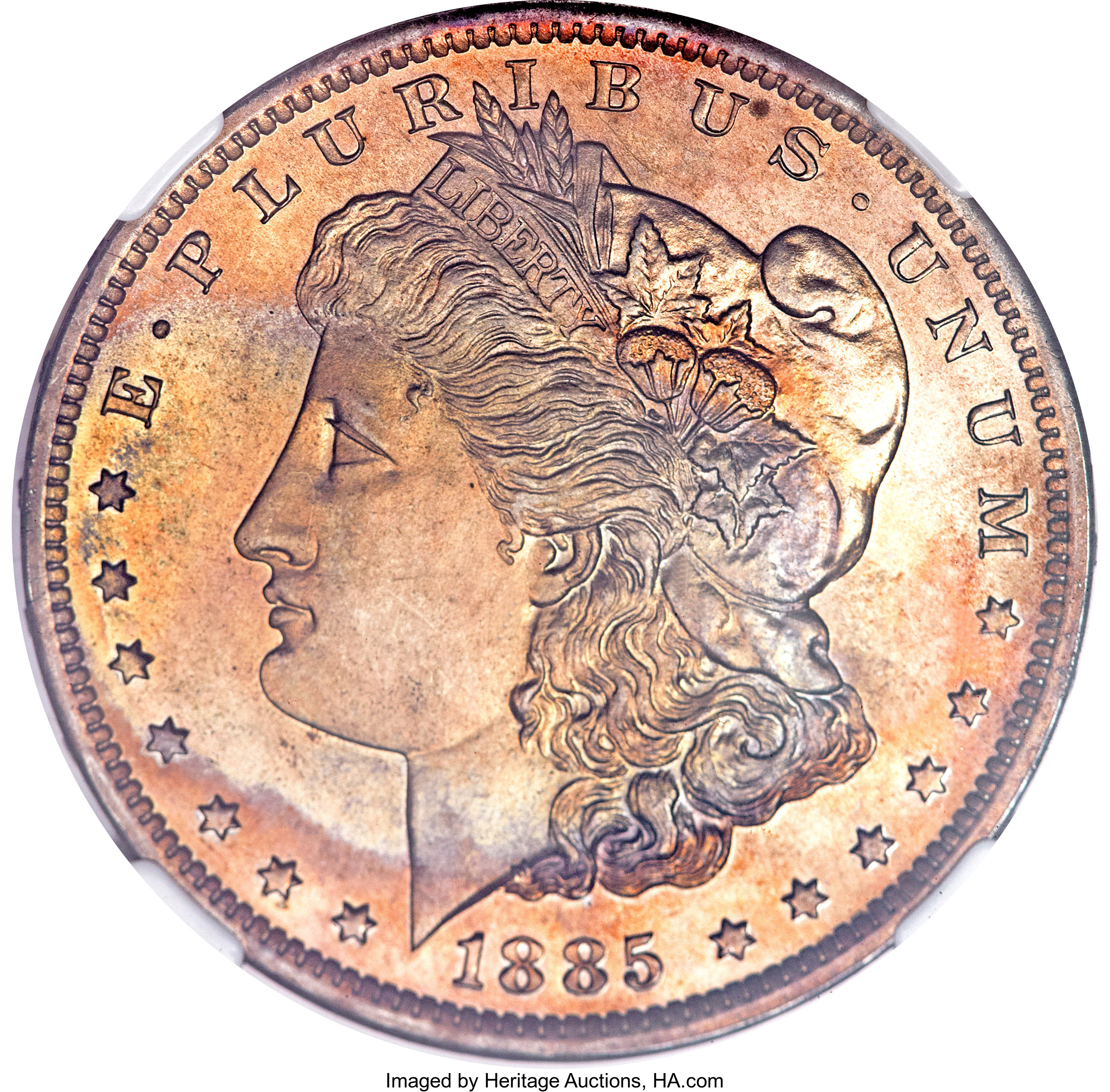 image for: 1885 $1 Snowden Dollar, Judd-1747, Pollock-1959, Low R.6, PR63 NGC....