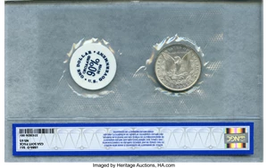 image for: 1884-O $1 GSA HOARD Soft Pack MS65 NGC. COA included. NGC Census: (28/4). PCGS Population (0/3)....