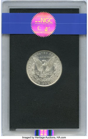 image for: 1884-O $1 GSA MS64 NGC. NGC Census: (155/34). PCGS Population: (3/3). MS64. Mintage 9,730,000. ...
