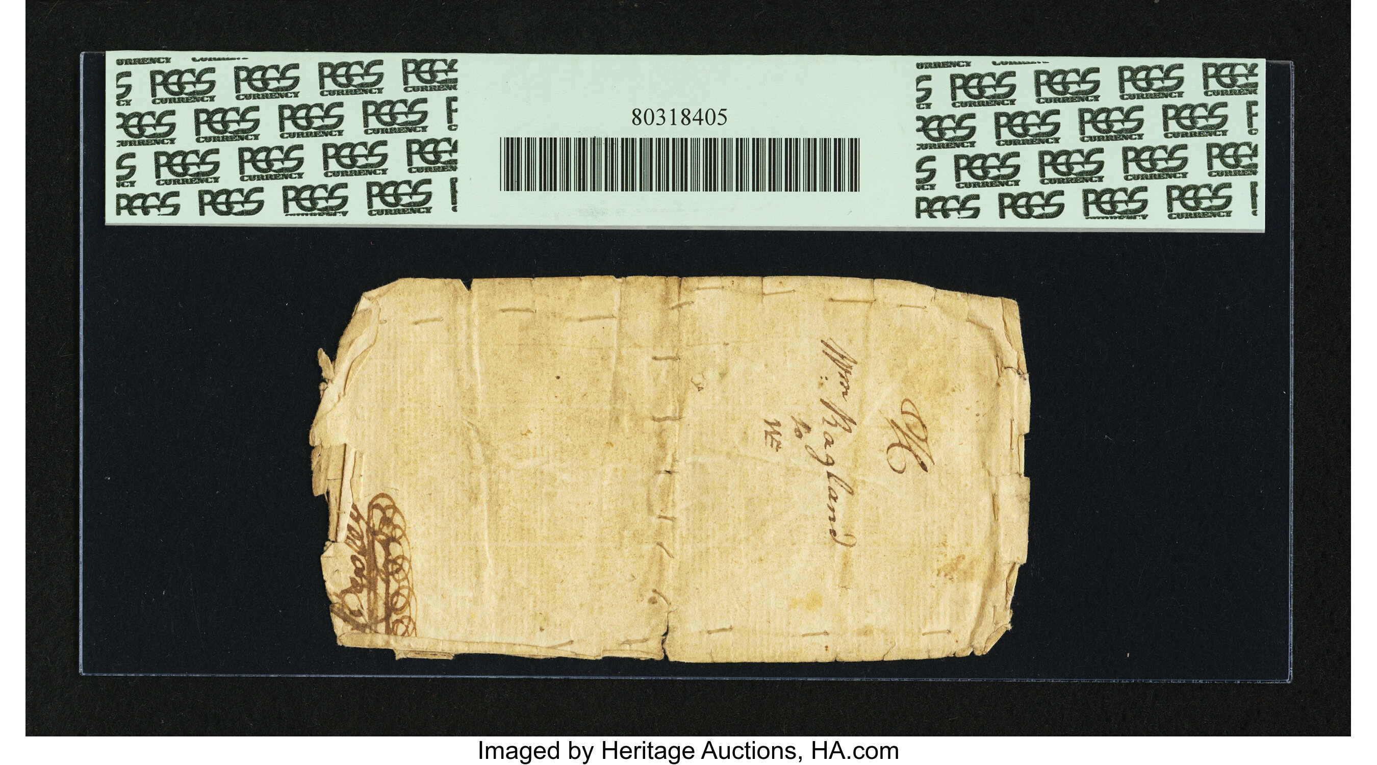 image for: North Carolina March 9, 1754 15s PCGS Apparent Fine 12....