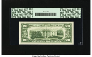 image for: Fr. 2070-E $20 1969C Federal Reserve Note. PCGS Very Choice New 64PPQ....